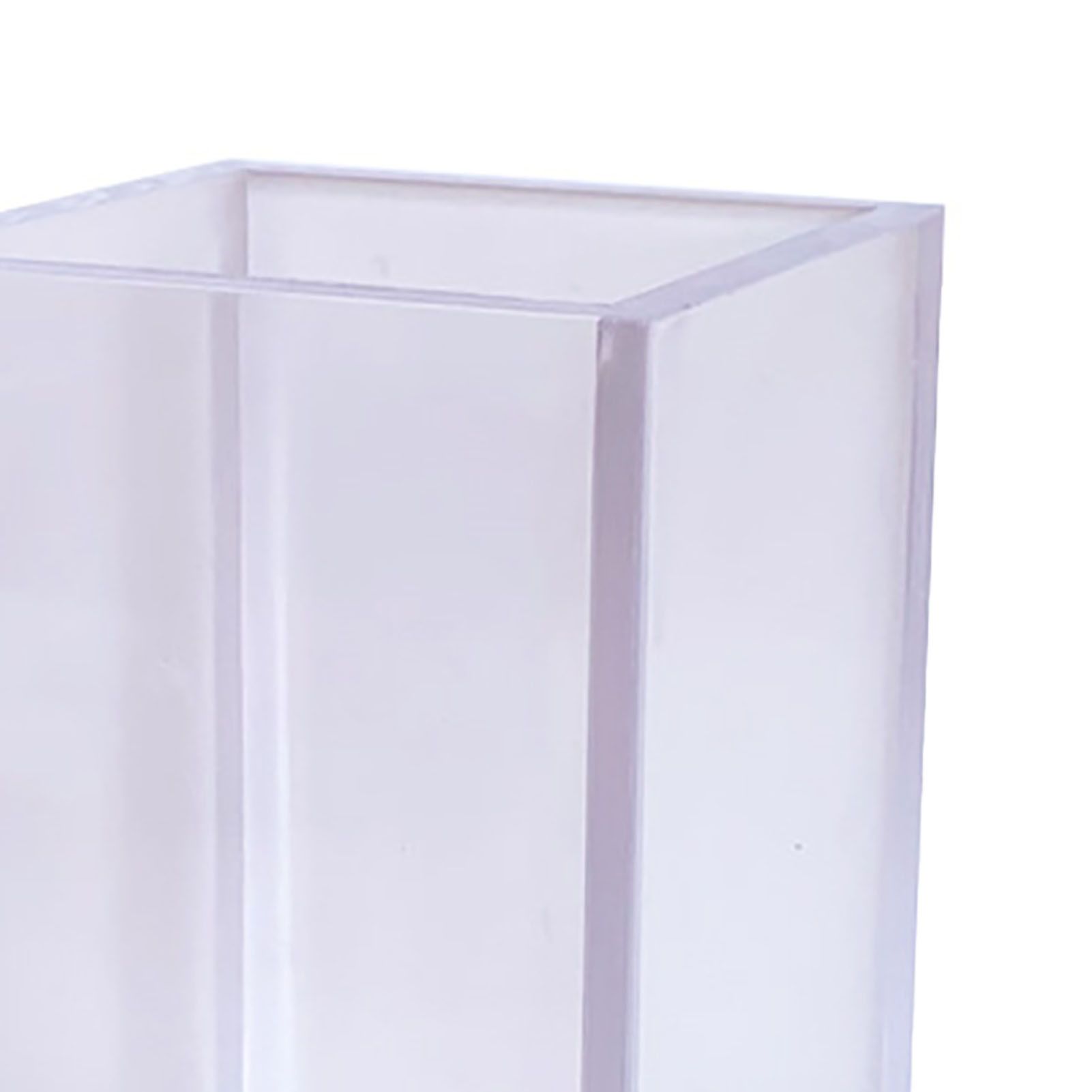 Acrylic Pencil Pen Holder Cup Transparent Clear Makeup Brush Storage Box view 9