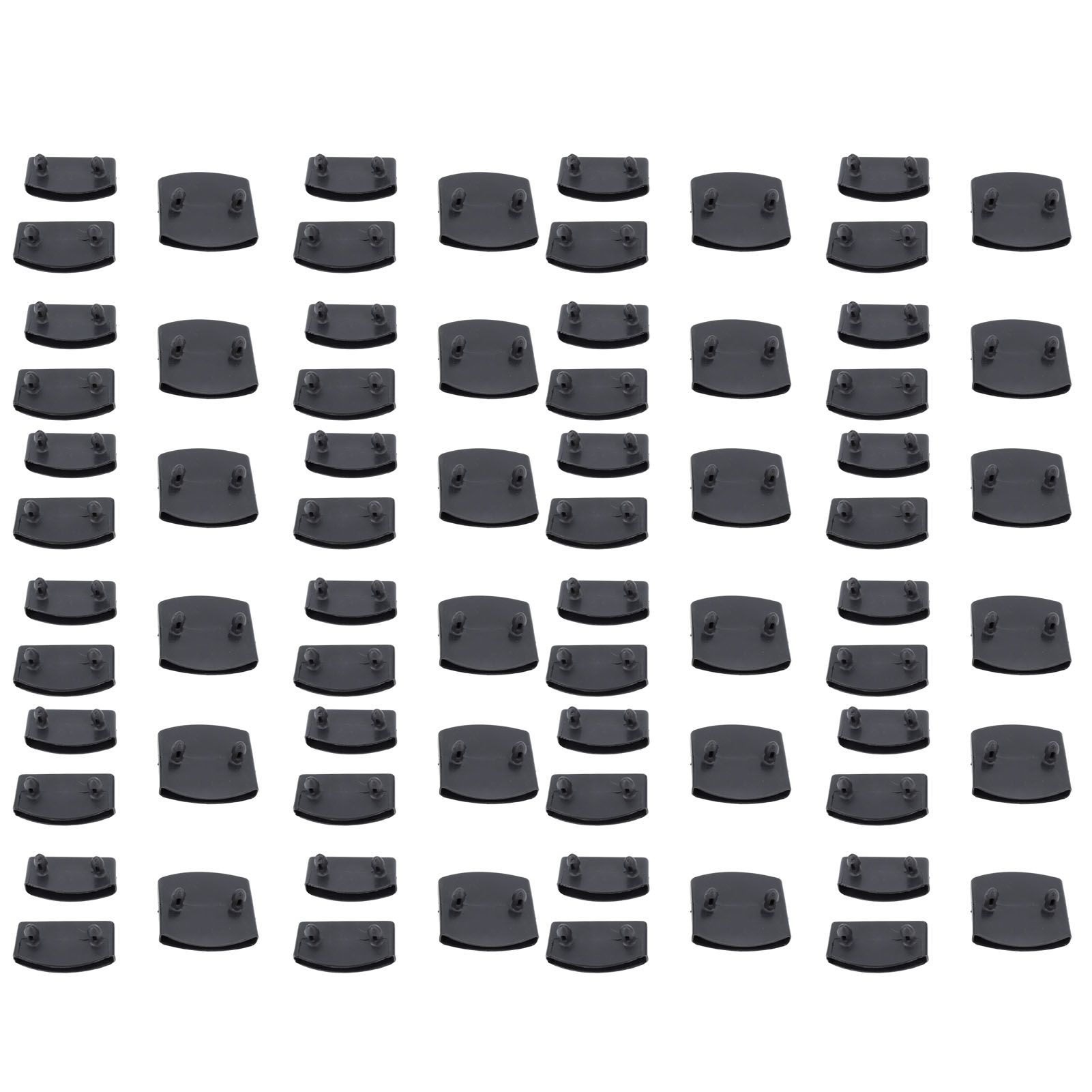 72Pcs Plastic Bed Slat End Caps Holders Centre Caps Plastic Connector view 2