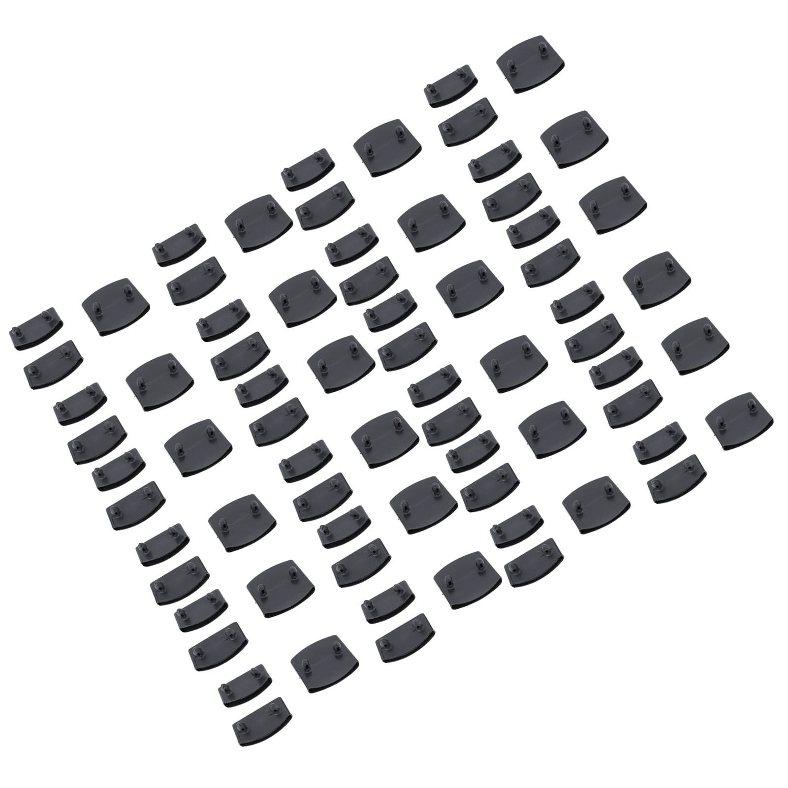 72Pcs Plastic Bed Slat End Caps Holders Centre Caps Plastic Connector view 4
