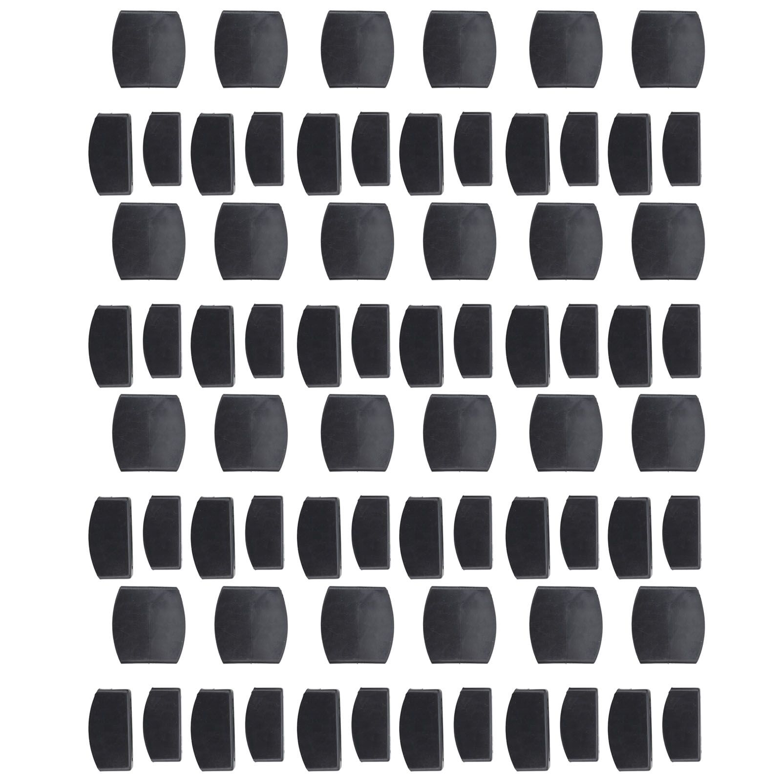 72Pcs Plastic Bed Slat End Caps Holders Centre Caps Plastic Connector view 7