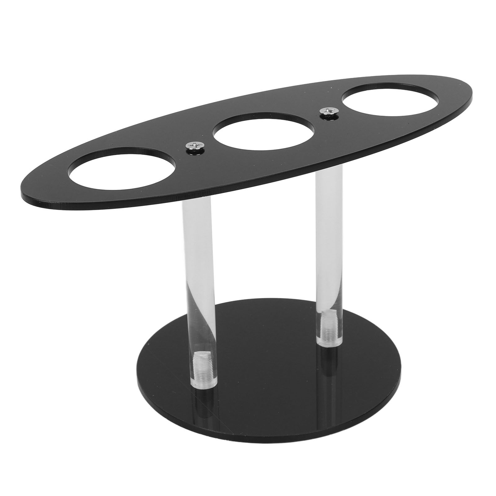 Ice Cream Cone Holder Stand Acrylic 3 Holes Hand Roll Sushi Display Stand for view 3