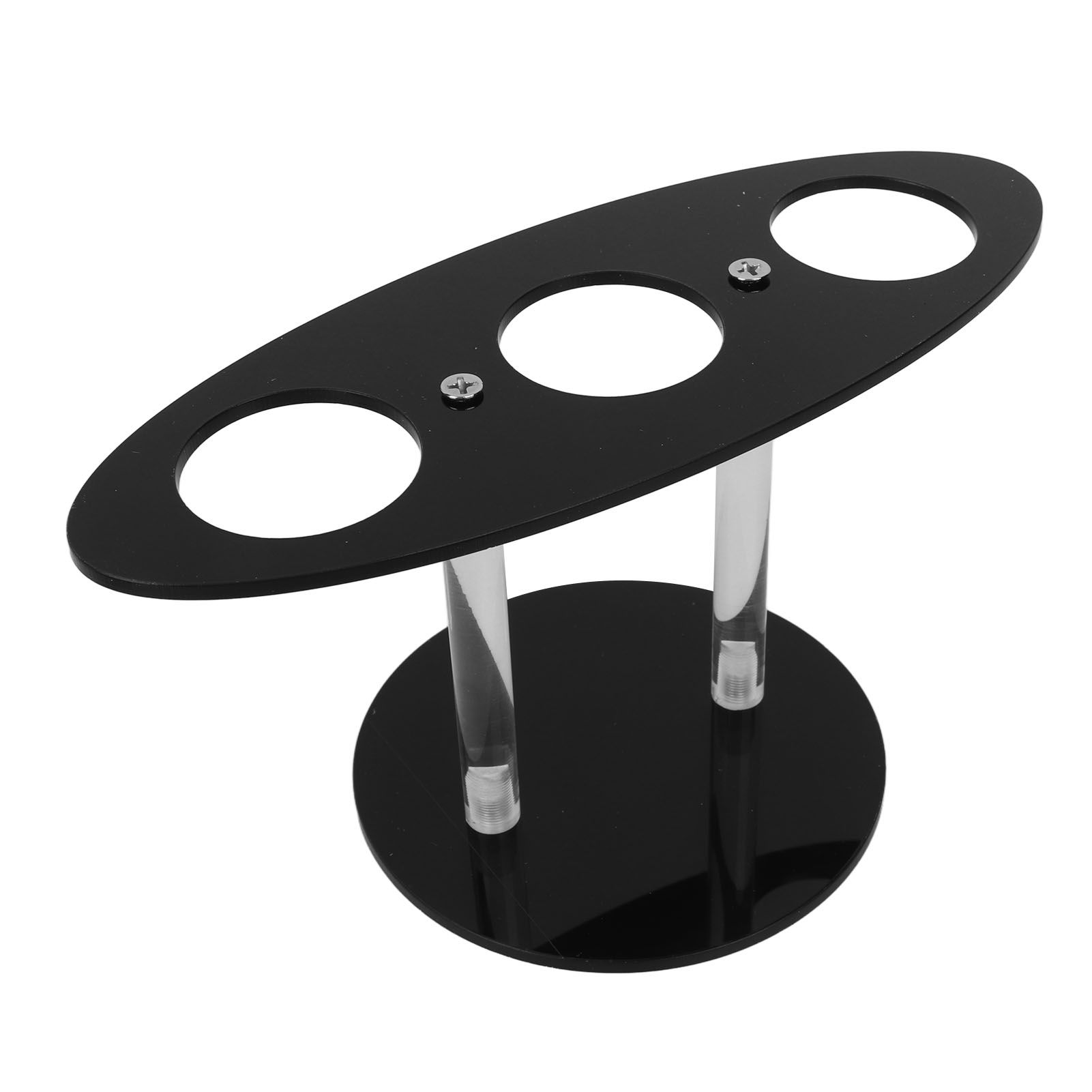 Ice Cream Cone Holder Stand Acrylic 3 Holes Hand Roll Sushi Display Stand for view 4
