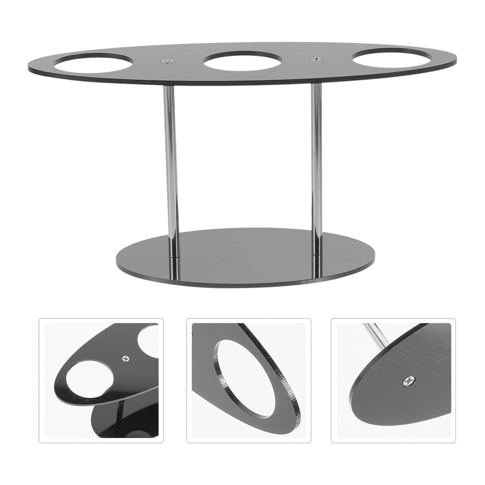 Ice Cream Cone Holder Stand Acrylic 3 Holes Hand Roll Sushi Display Stand for view 11