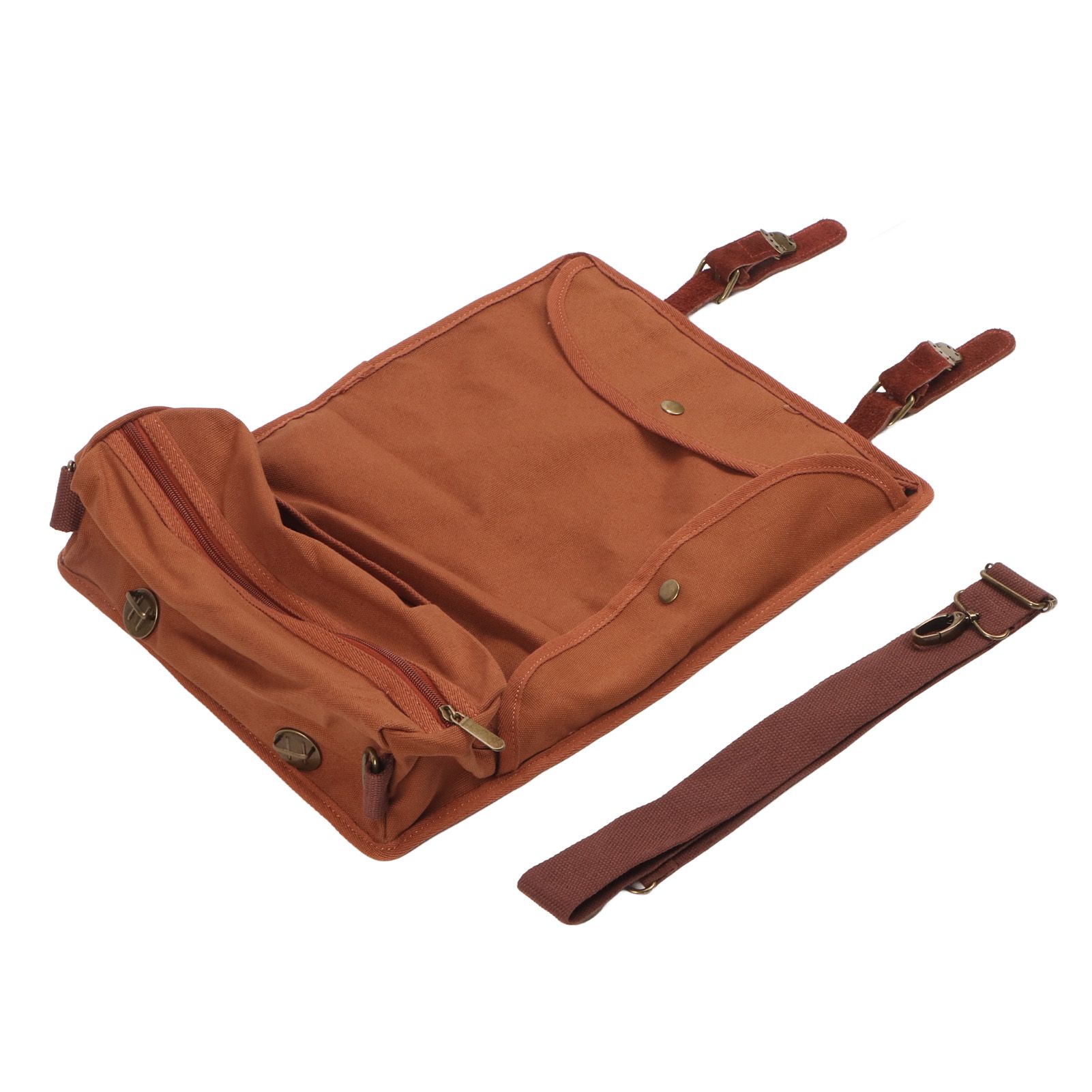 Bartender Roll Bag Carrying Bag with Shoulder Strap Large Capacity Waterproof view 4