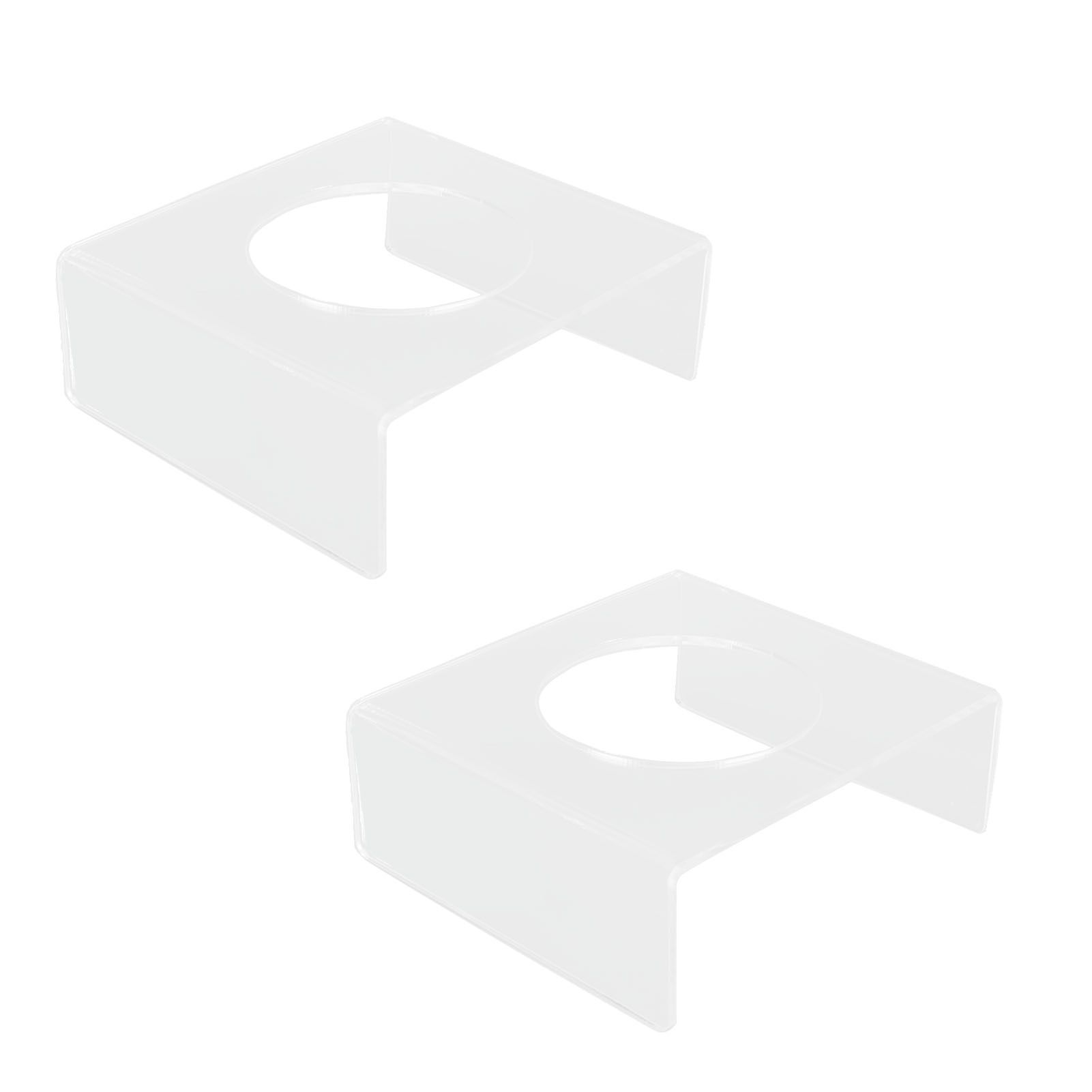 2PCS Football Stand Clear Display Holder Acrylic Stable Support Anti Scratch view 4