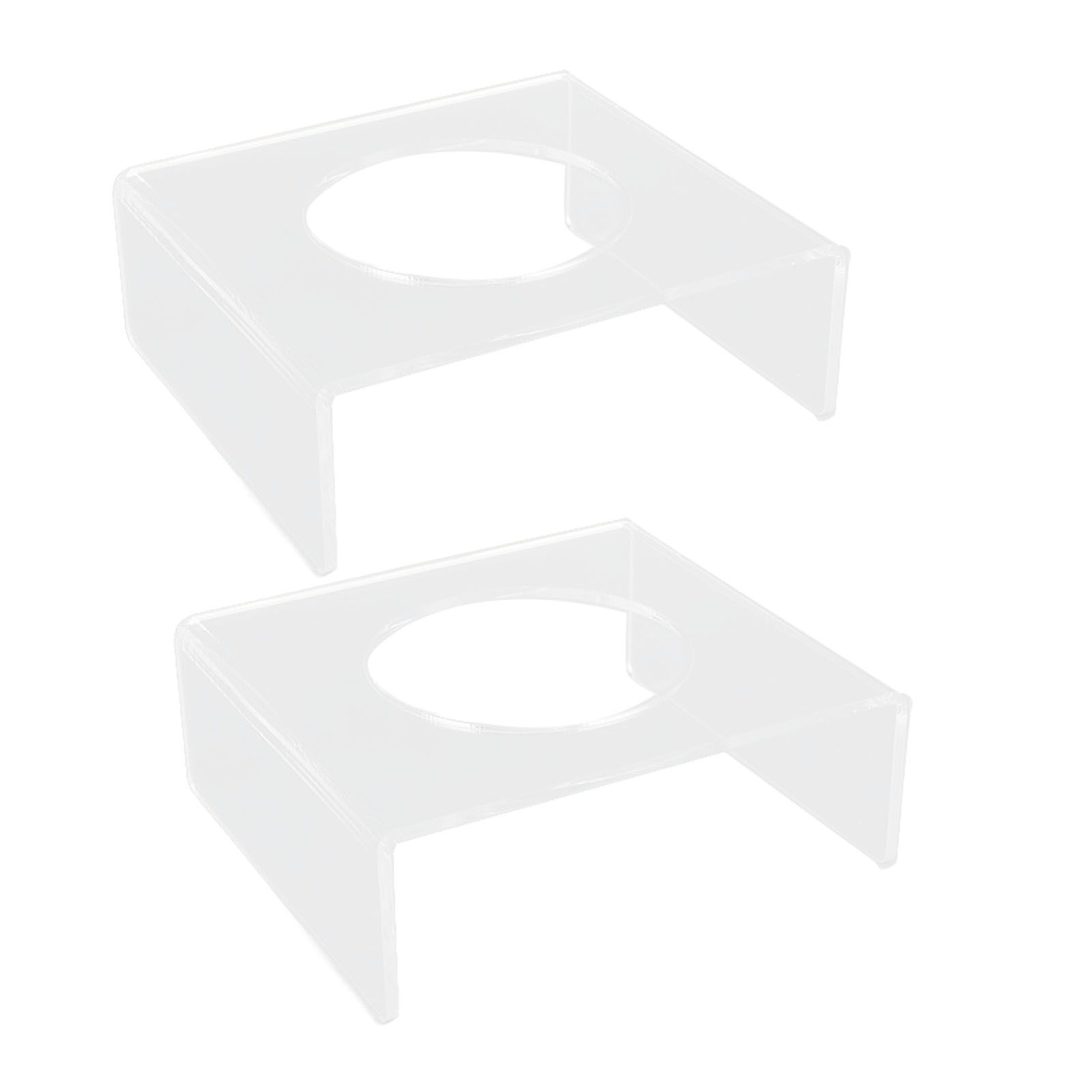 2PCS Football Stand Clear Display Holder Acrylic Stable Support Anti Scratch view 6