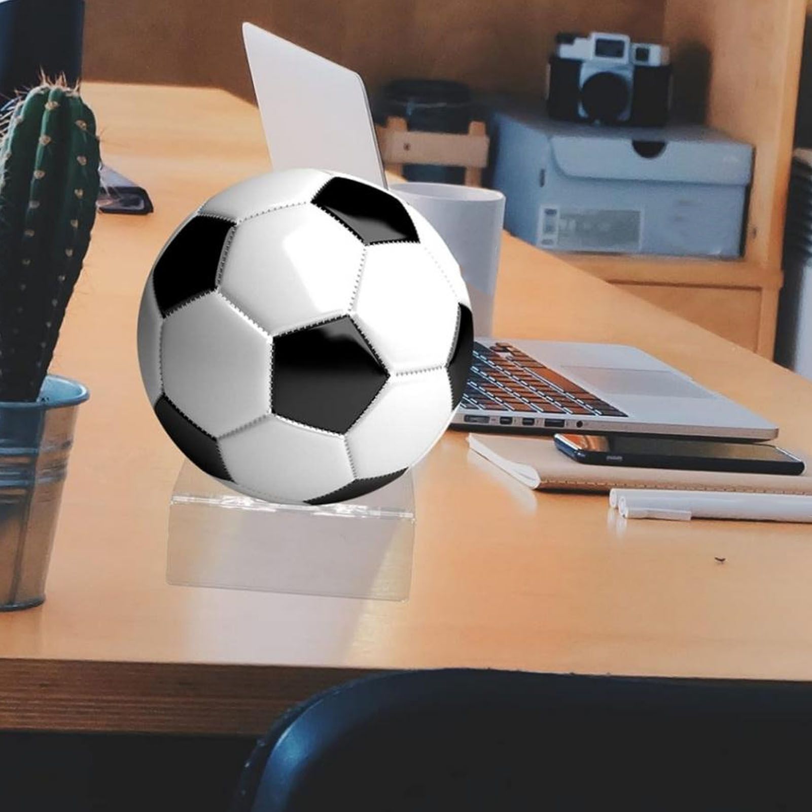 2PCS Football Stand Clear Display Holder Acrylic Stable Support Anti Scratch view 11