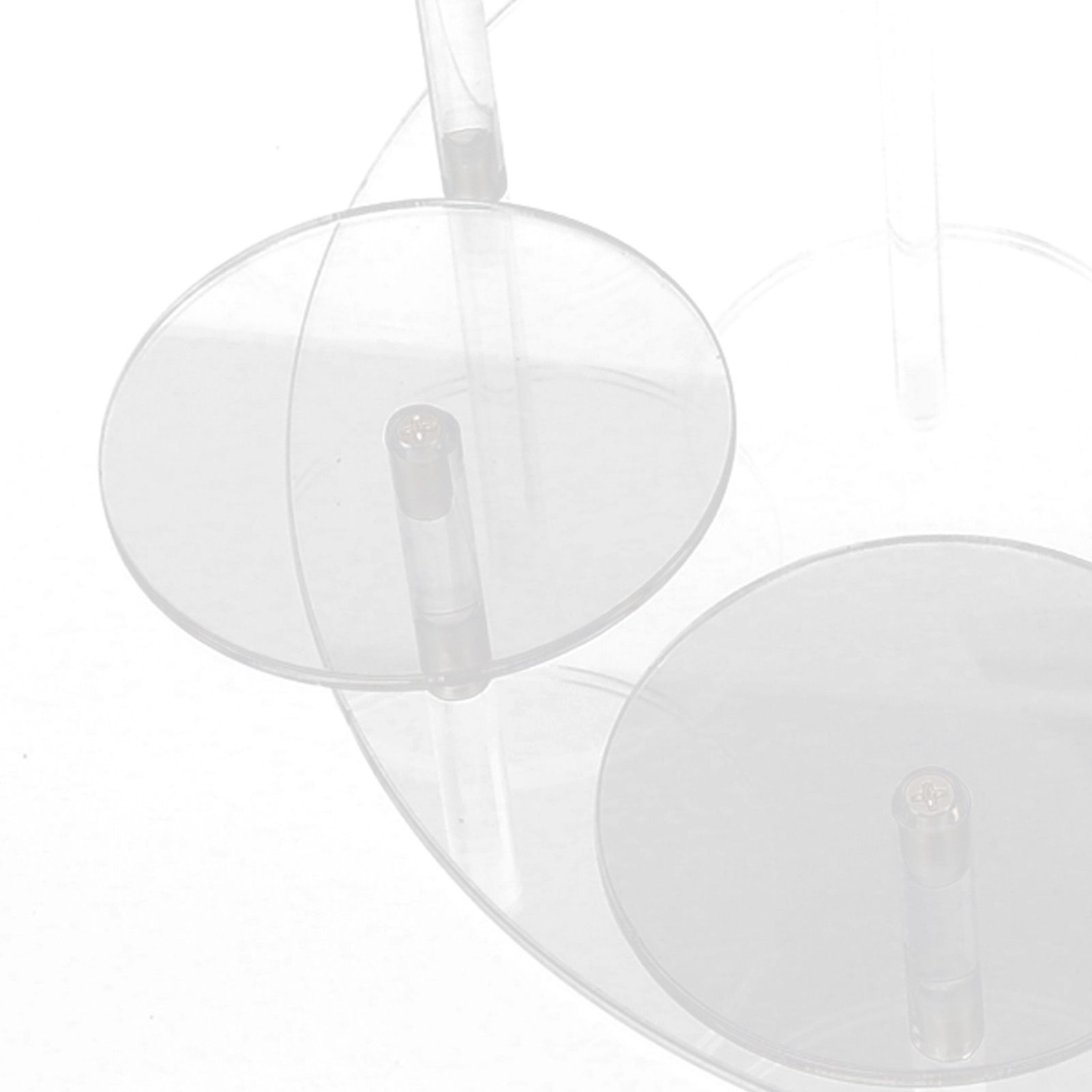 Acrylic Cupcake Stands Stable Round Anime Figure Doll Platter Display Stand view 13