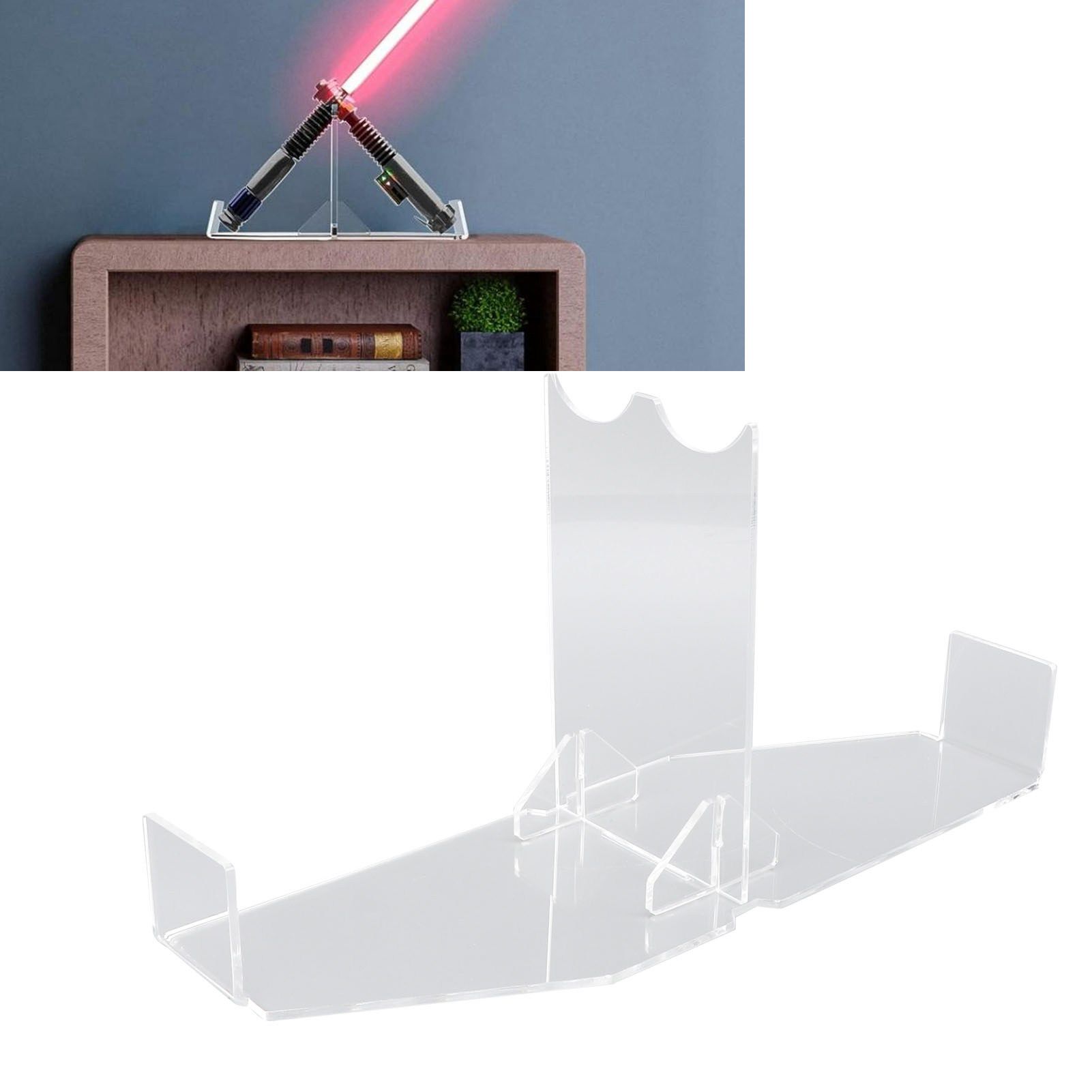 Lightsaber Display Stand Acrylic Desktop Lightsaber Display Holder Rack Wand view 11