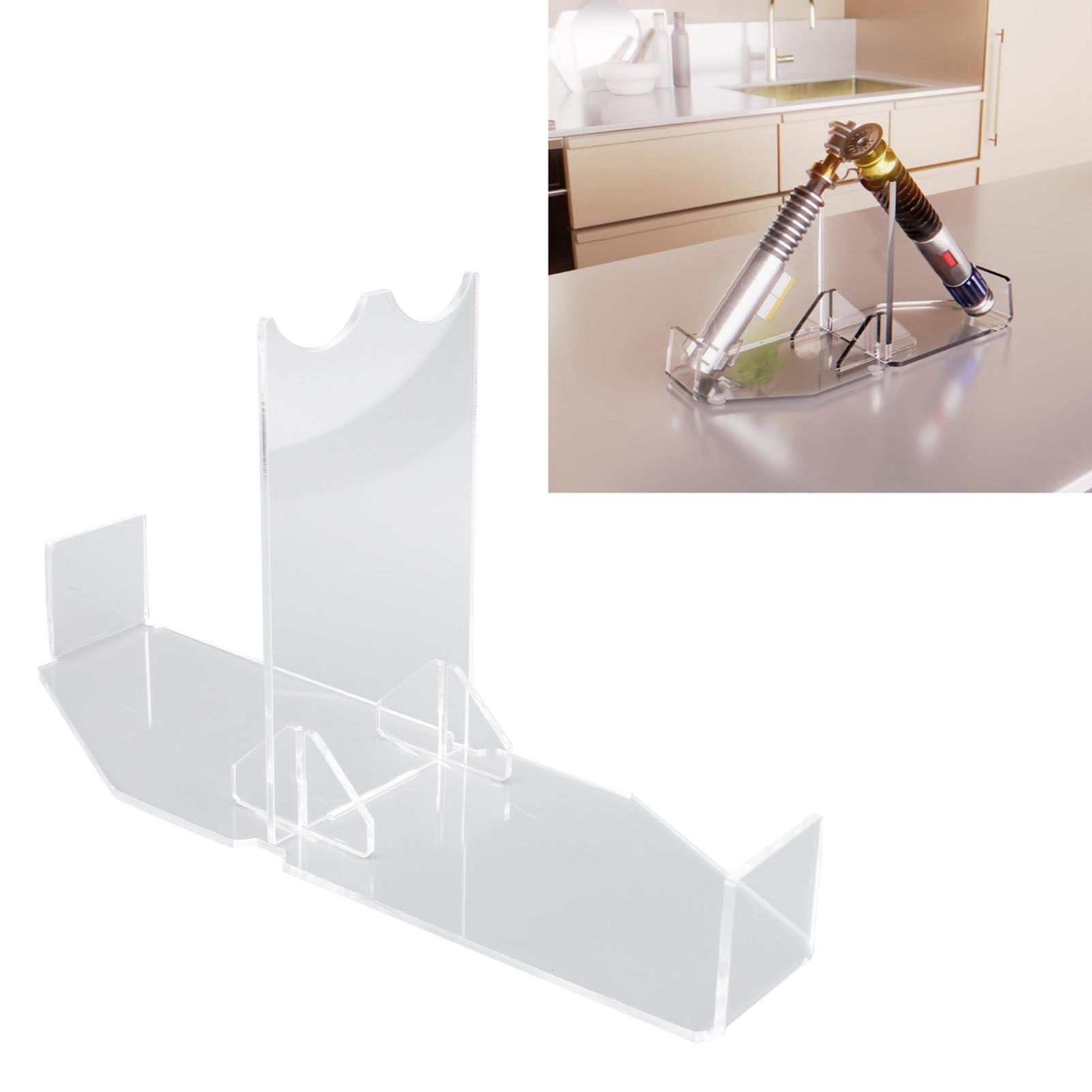 Lightsaber Display Stand Acrylic Desktop Lightsaber Display Holder Rack Wand view 12
