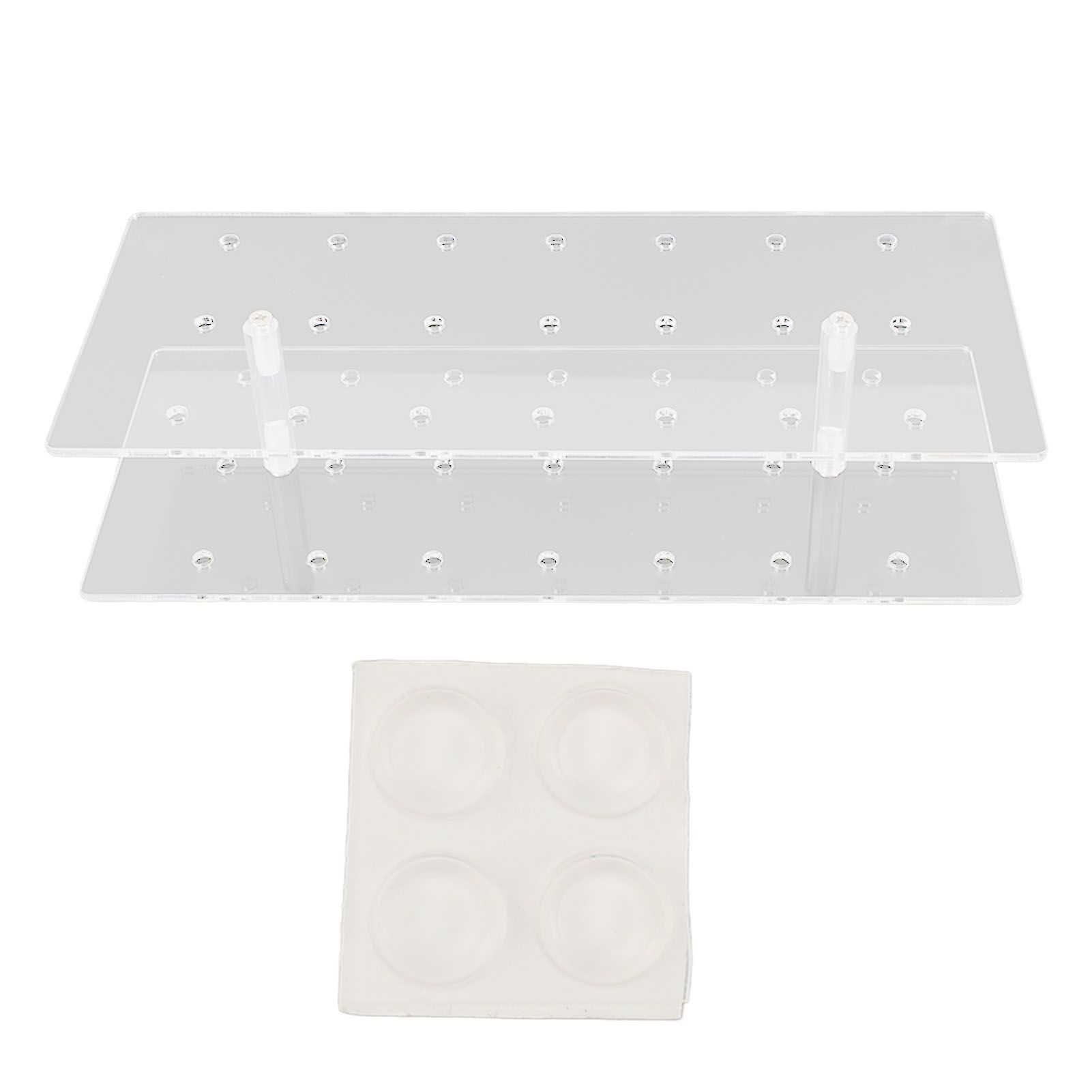 Cake Pop Stand 21 Holes Clear Acrylic Lollipop Display Holder for Weddings — image 1