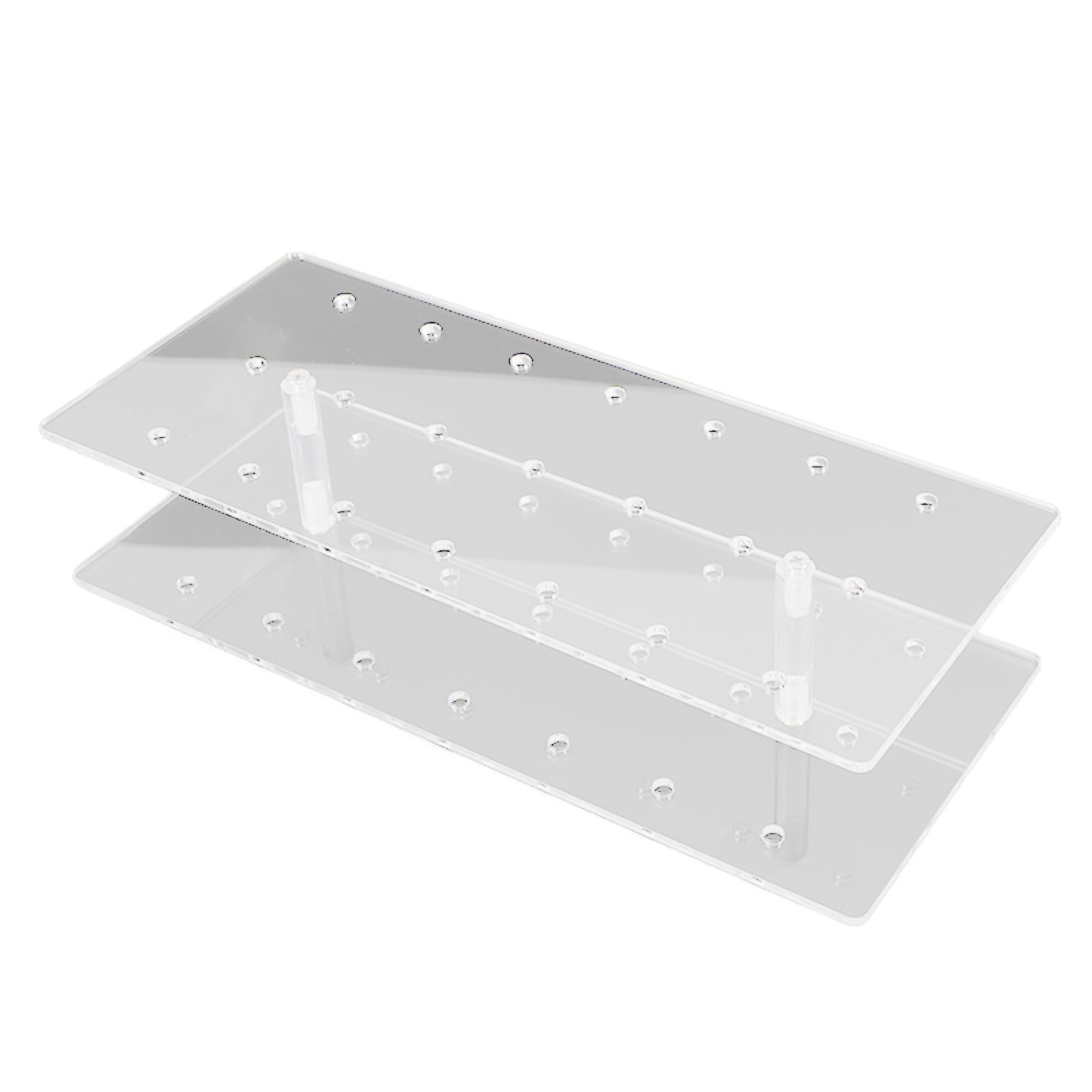 Cake Pop Stand 21 Holes Clear Acrylic Lollipop Display Holder for Weddings view 2