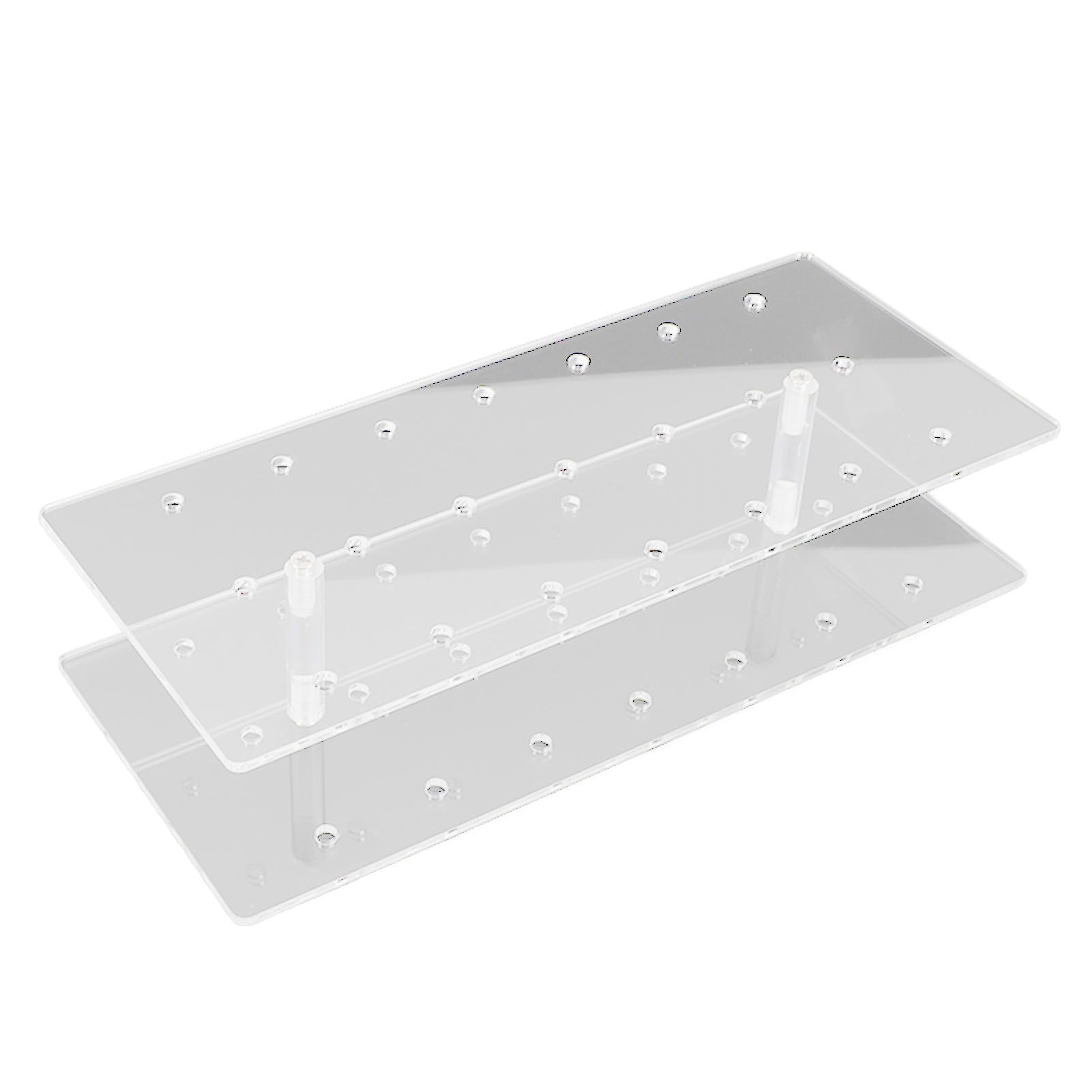 Cake Pop Stand 21 Holes Clear Acrylic Lollipop Display Holder for Weddings view 7