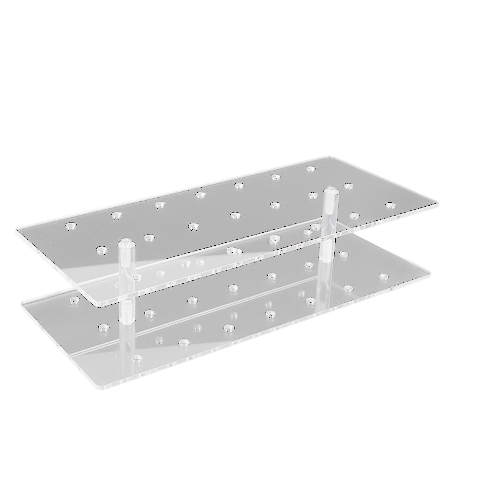 Cake Pop Stand 21 Holes Clear Acrylic Lollipop Display Holder for Weddings view 9