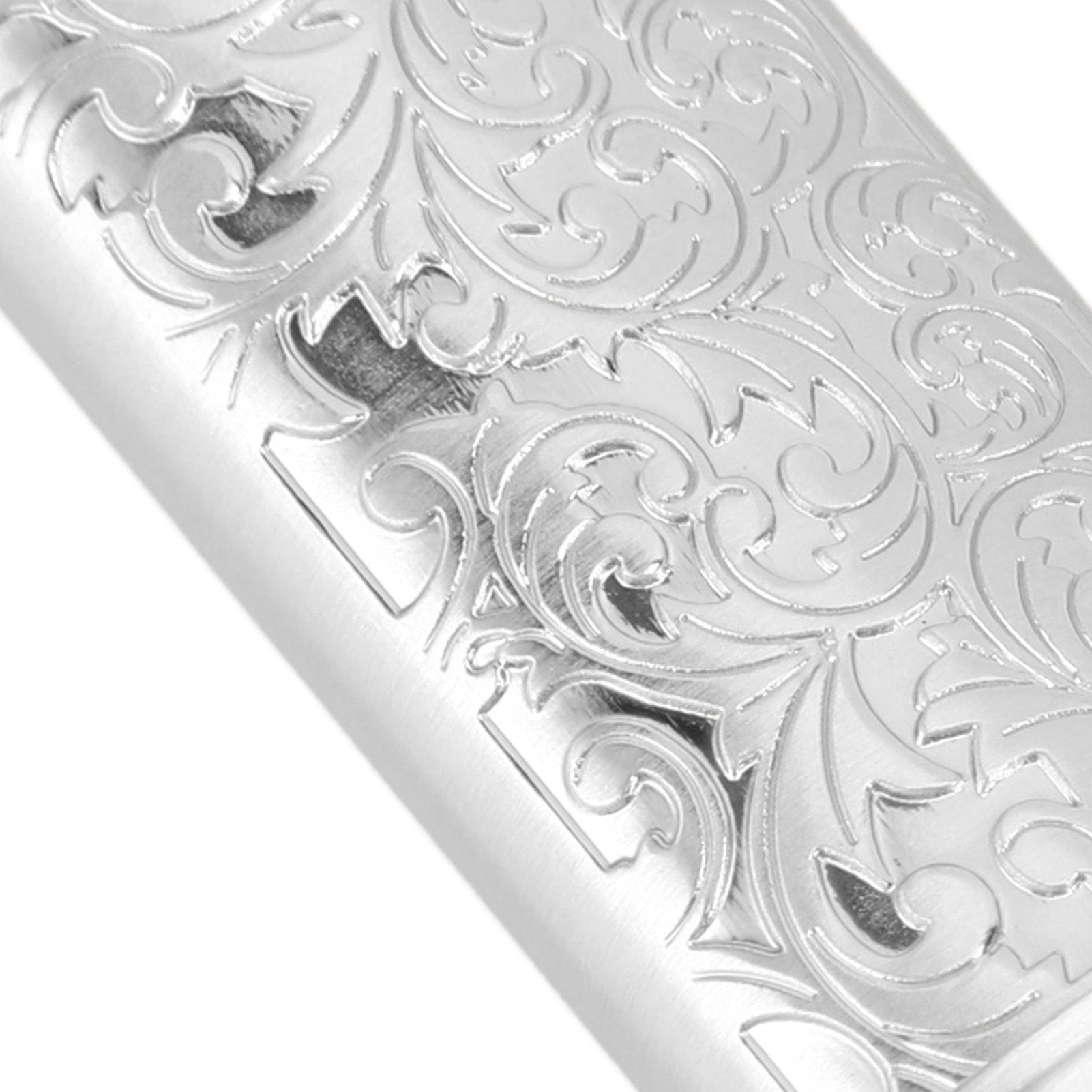 2PCS Lighter Case Cover Vintage Style Floral Stamped Zinc Alloy Shell for view 13