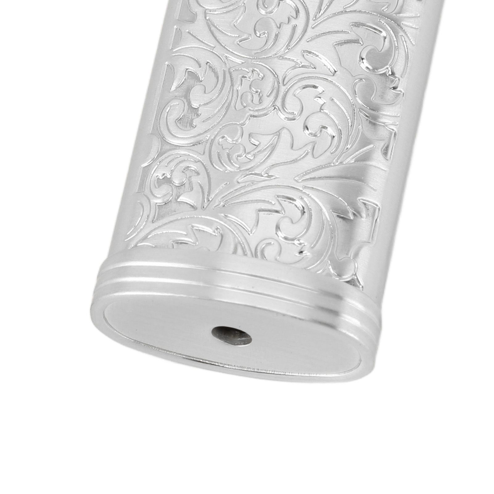 2PCS Lighter Case Cover Vintage Style Floral Stamped Zinc Alloy Shell for view 15