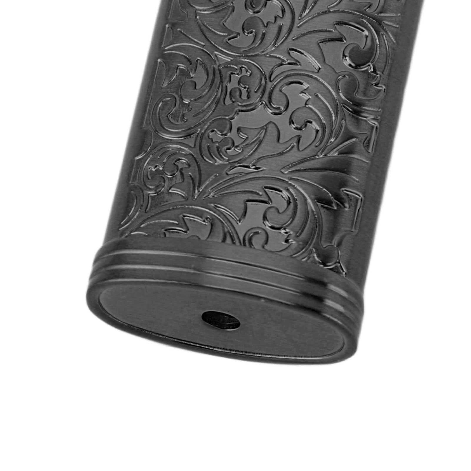 2PCS Lighter Case Cover Vintage Style Floral Stamped Zinc Alloy Shell for view 15