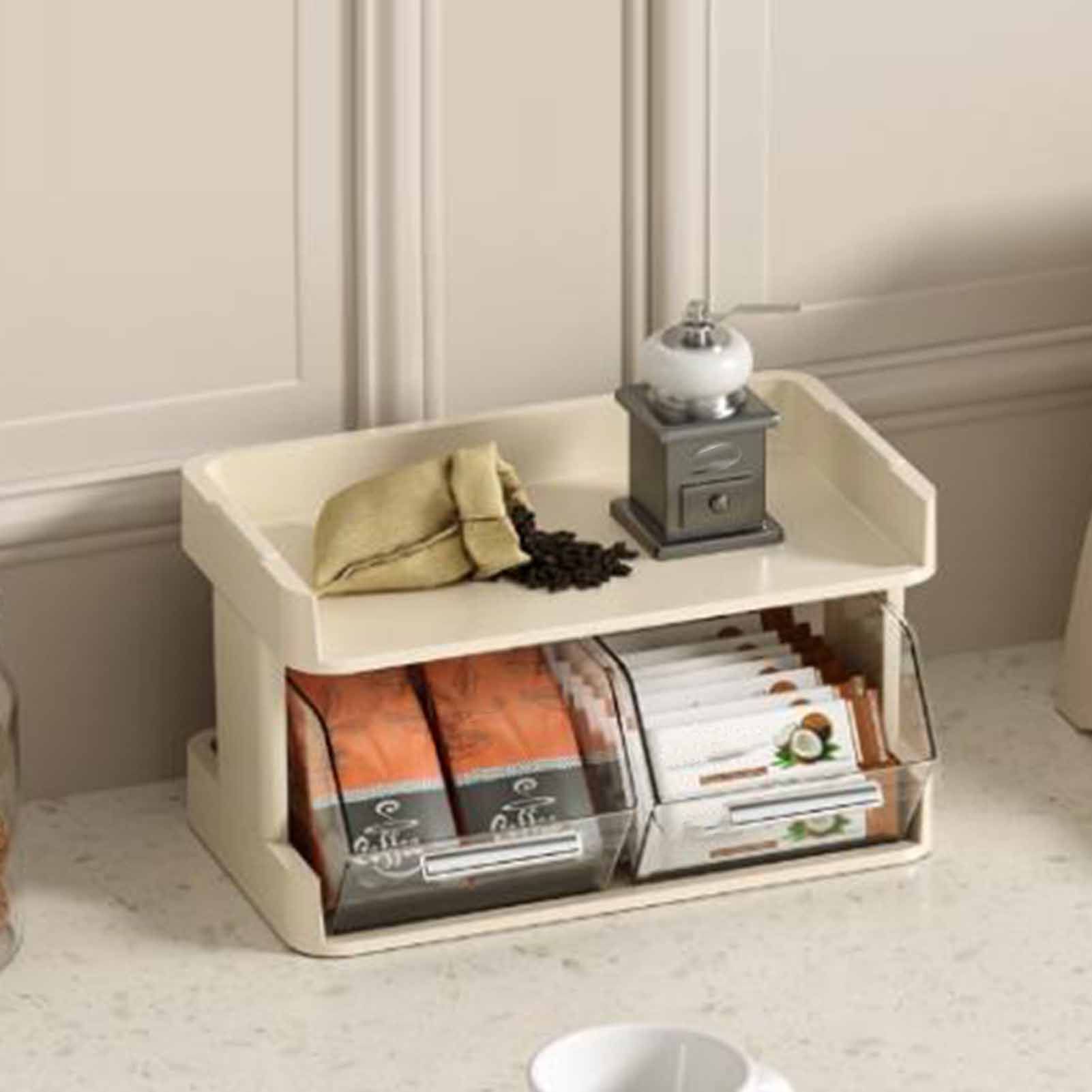 Tea Bag Organizer Office Bar Desktop Tea Bag Coffee Capsule Storage Rack view 6