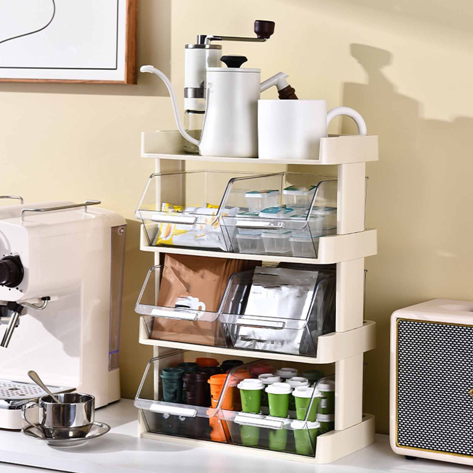Tea Bag Organizer Office Bar Desktop Tea Bag Coffee Capsule Storage Rack view 14