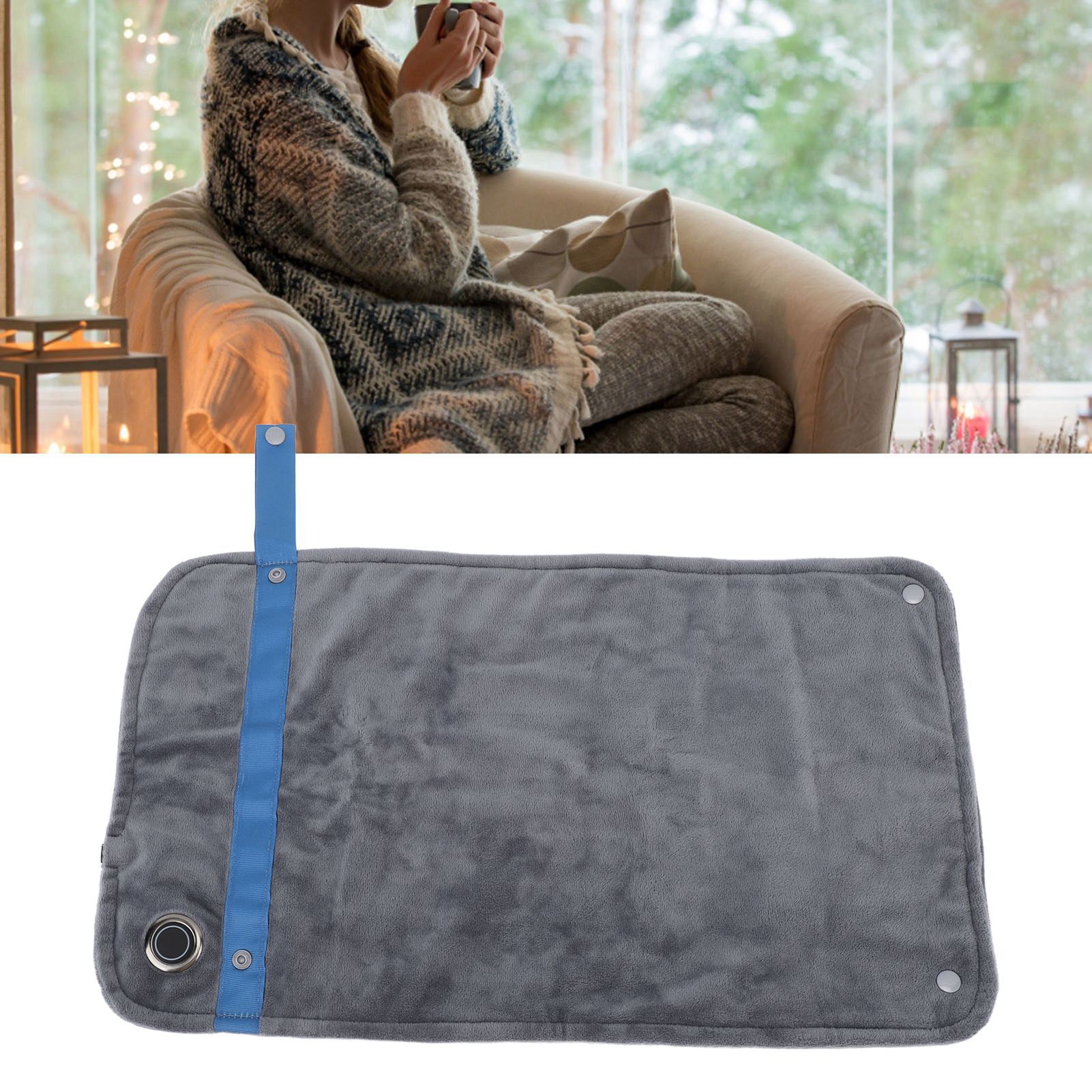 USB Heated Blanket with Temperature Control Mutipurpose Electric Heated Throw view 11
