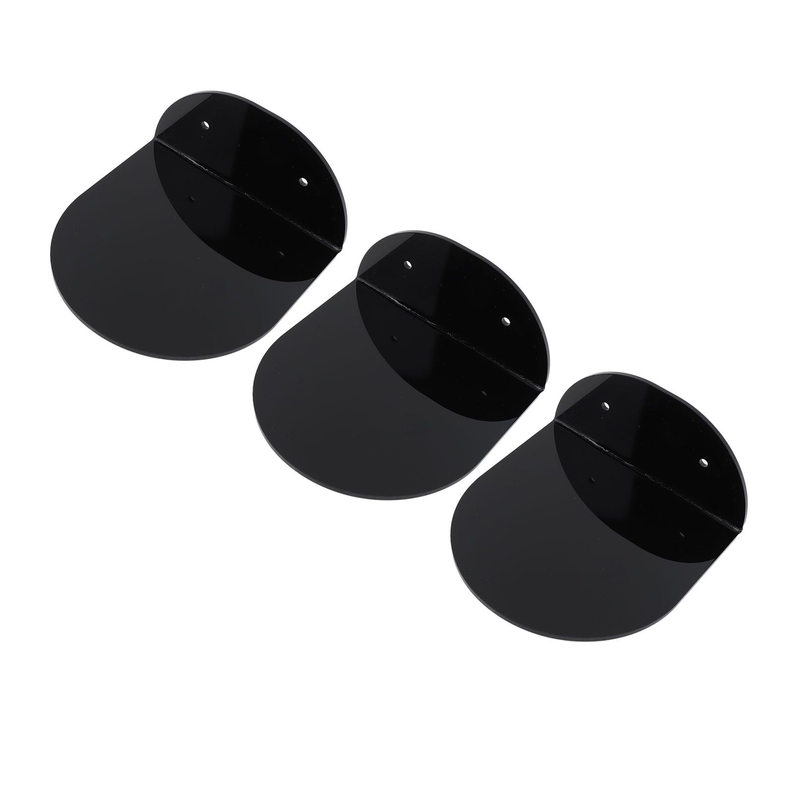 3pcs Wall Speaker Floating Shelves Acrylic Waterproof Wall Mounted Speaker view 3