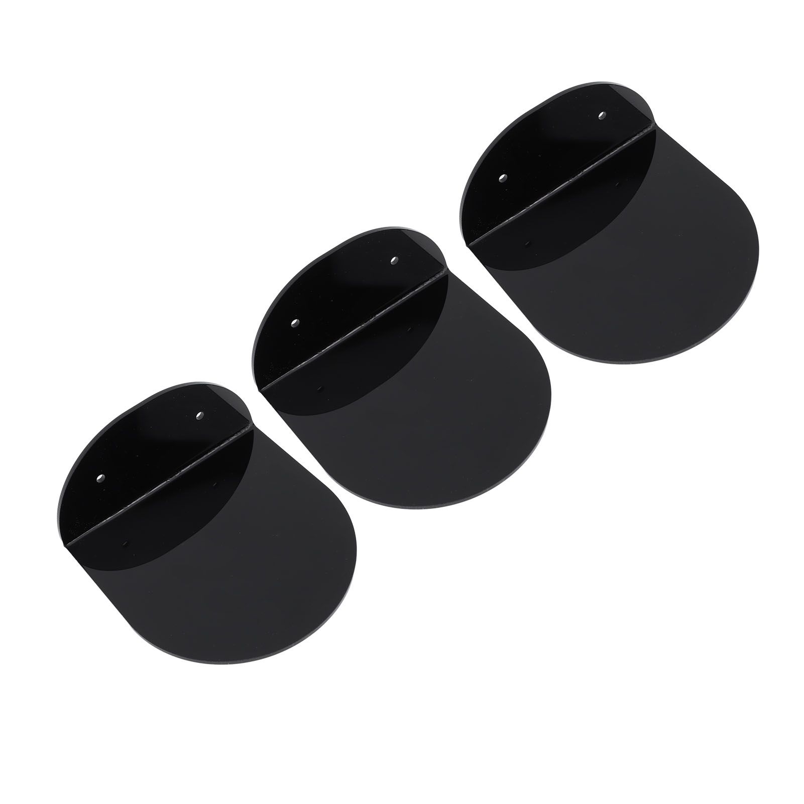 3pcs Wall Speaker Floating Shelves Acrylic Waterproof Wall Mounted Speaker view 4