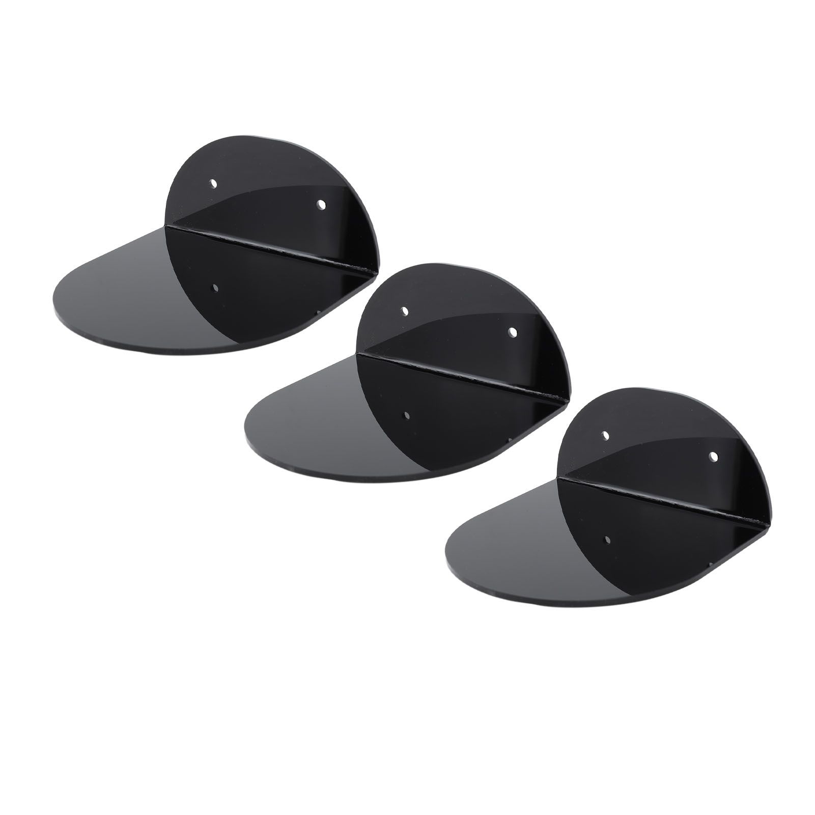 3pcs Wall Speaker Floating Shelves Acrylic Waterproof Wall Mounted Speaker view 6