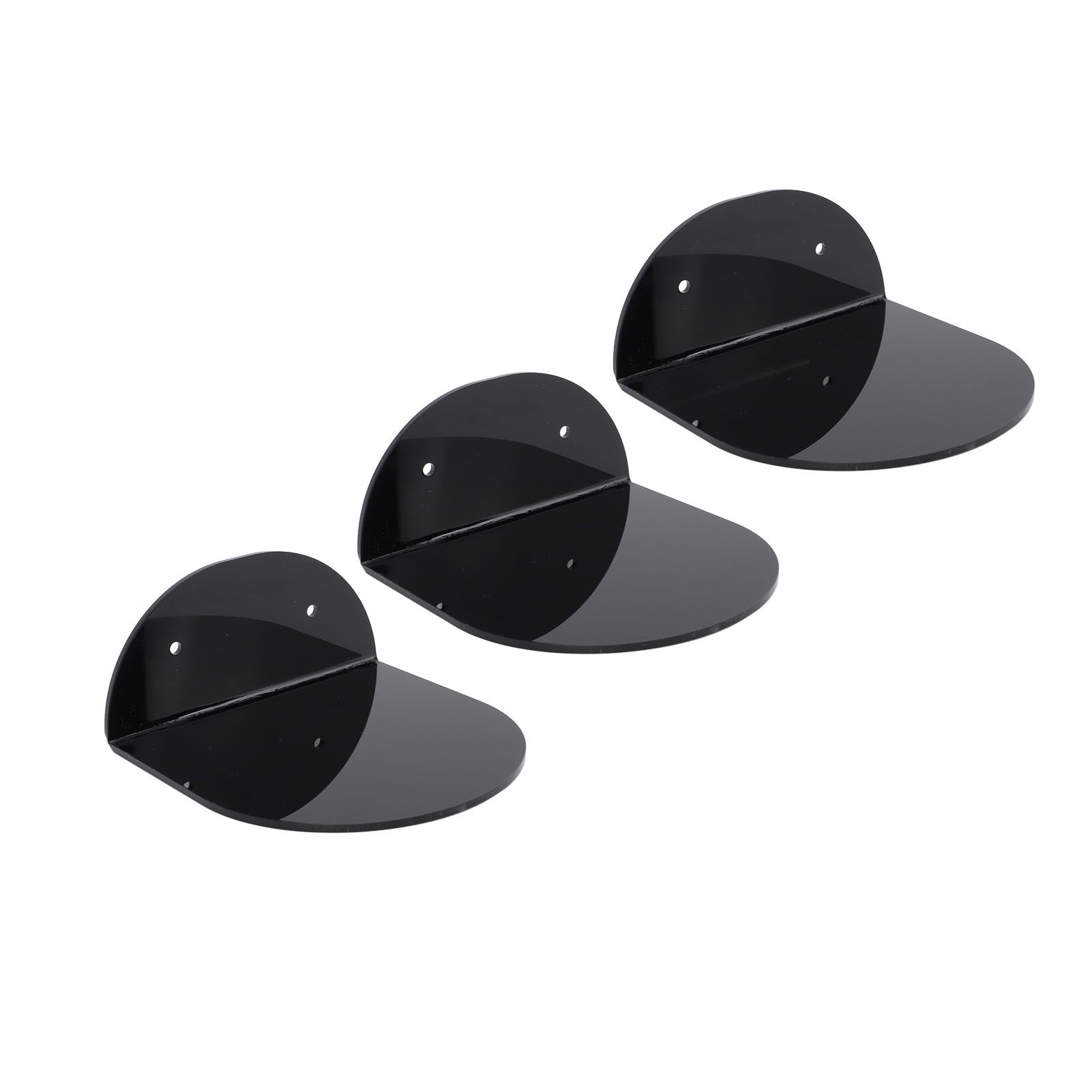 3pcs Wall Speaker Floating Shelves Acrylic Waterproof Wall Mounted Speaker view 7