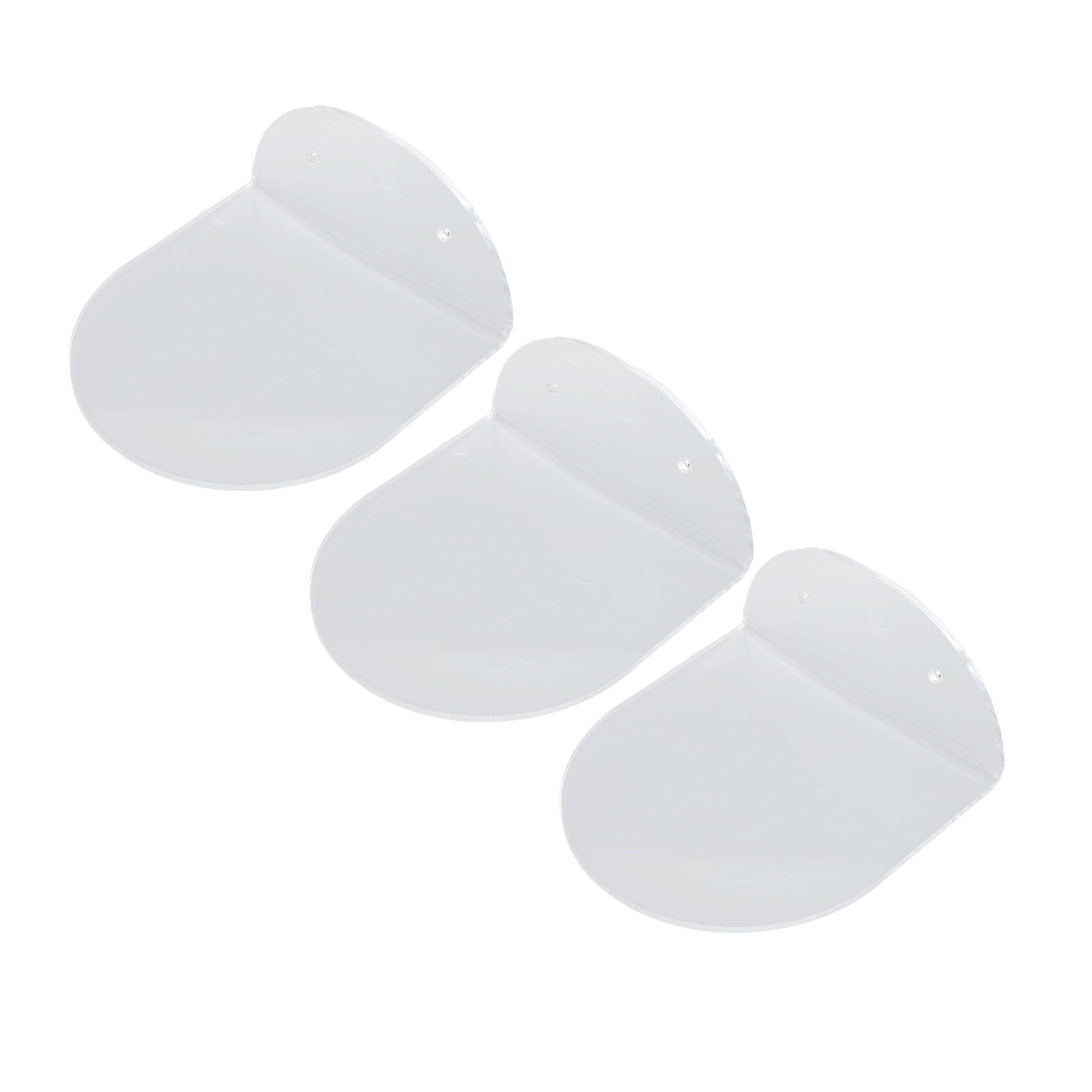 3pcs Wall Speaker Floating Shelves Acrylic Waterproof Wall Mounted Speaker view 2