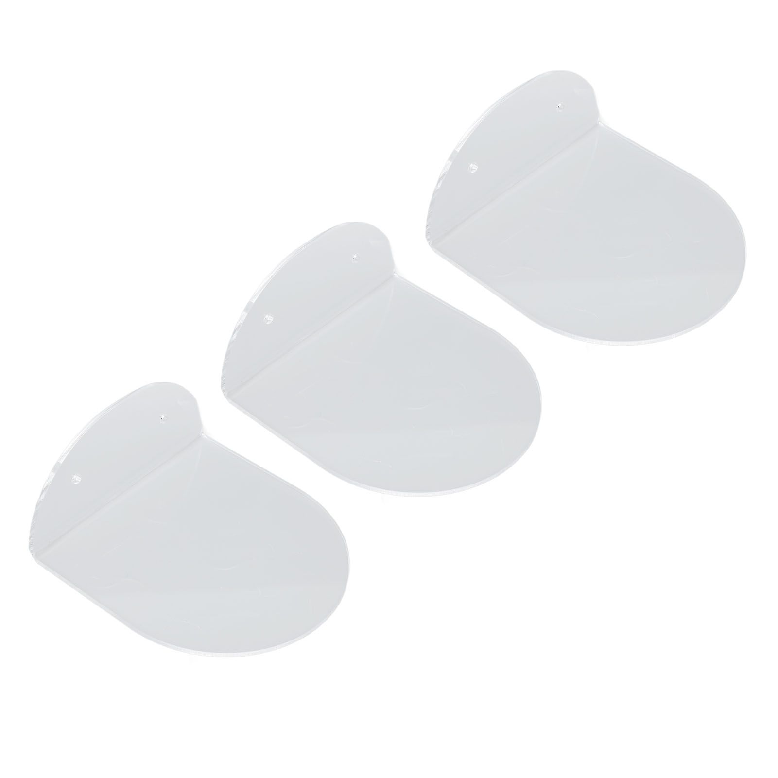 3pcs Wall Speaker Floating Shelves Acrylic Waterproof Wall Mounted Speaker view 3