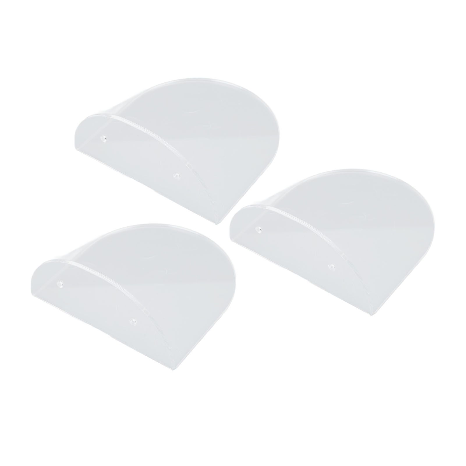 3pcs Wall Speaker Floating Shelves Acrylic Waterproof Wall Mounted Speaker view 4