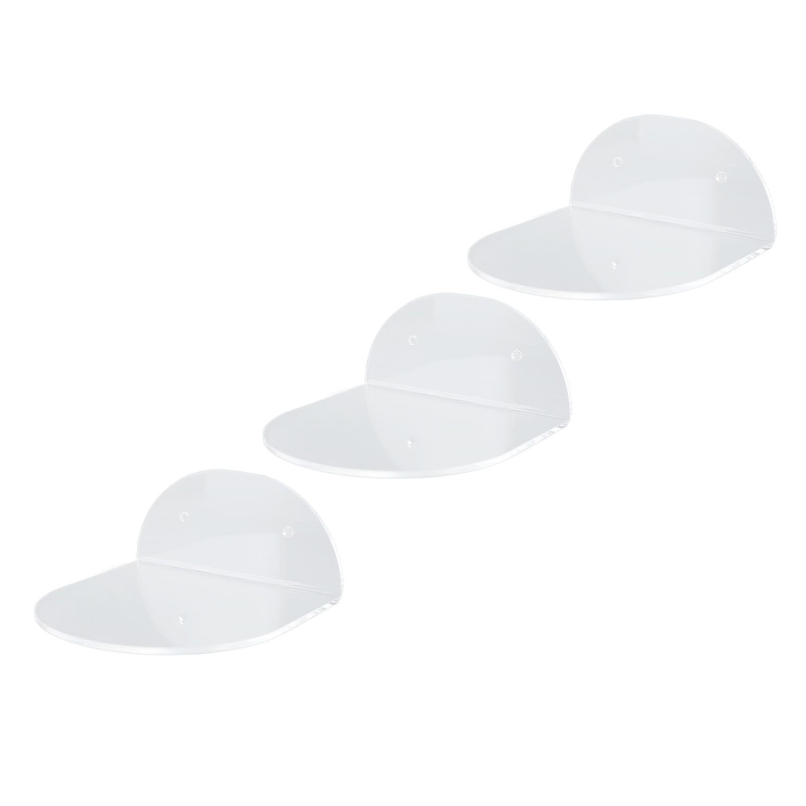 3pcs Wall Speaker Floating Shelves Acrylic Waterproof Wall Mounted Speaker view 6