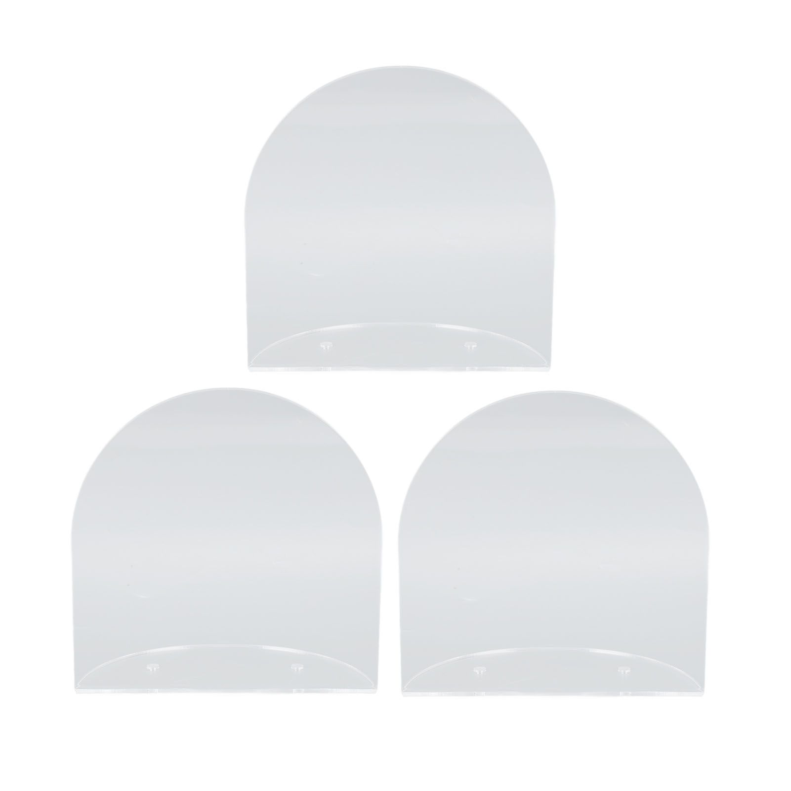 3pcs Wall Speaker Floating Shelves Acrylic Waterproof Wall Mounted Speaker view 9