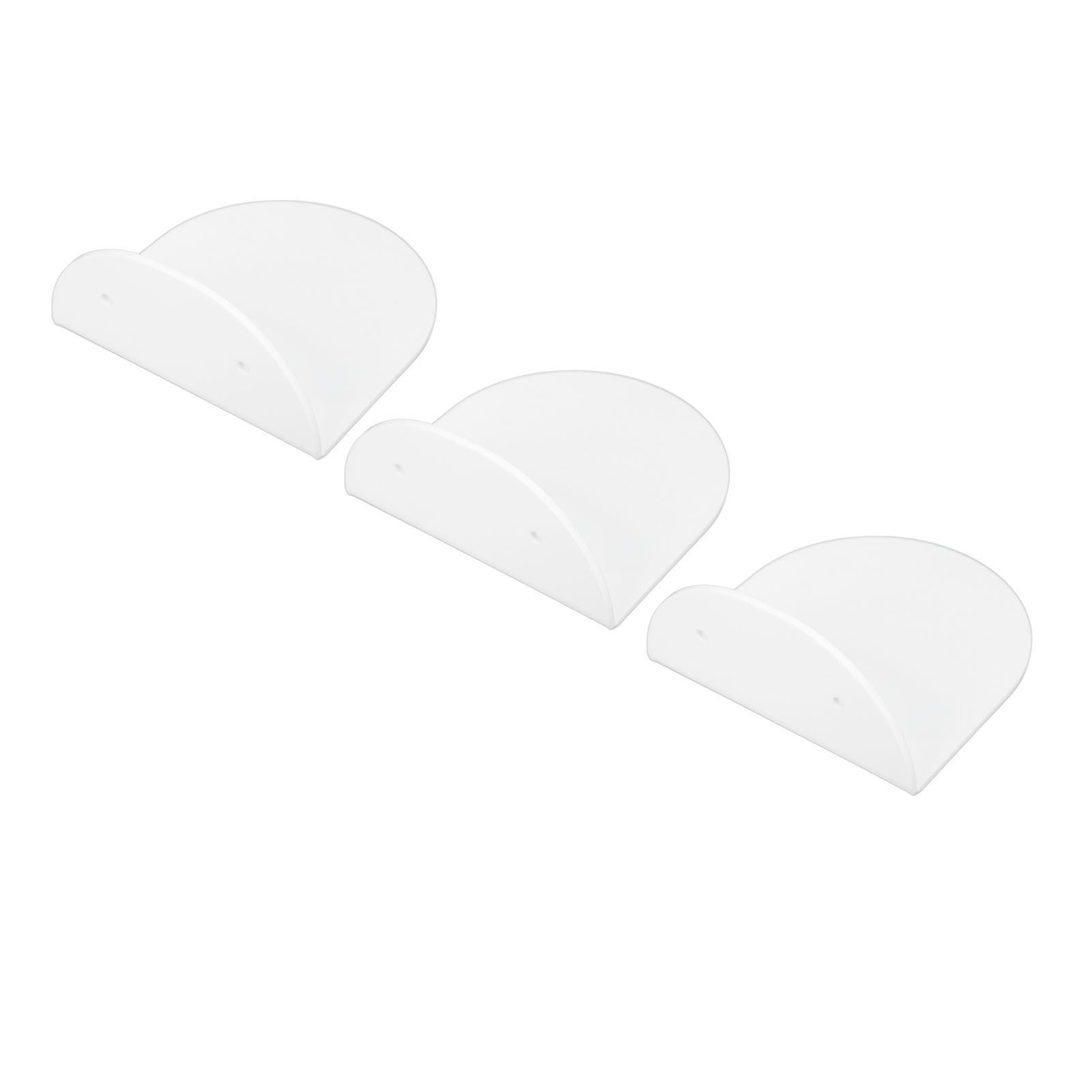 3pcs Wall Speaker Floating Shelves Acrylic Waterproof Wall Mounted Speaker view 3