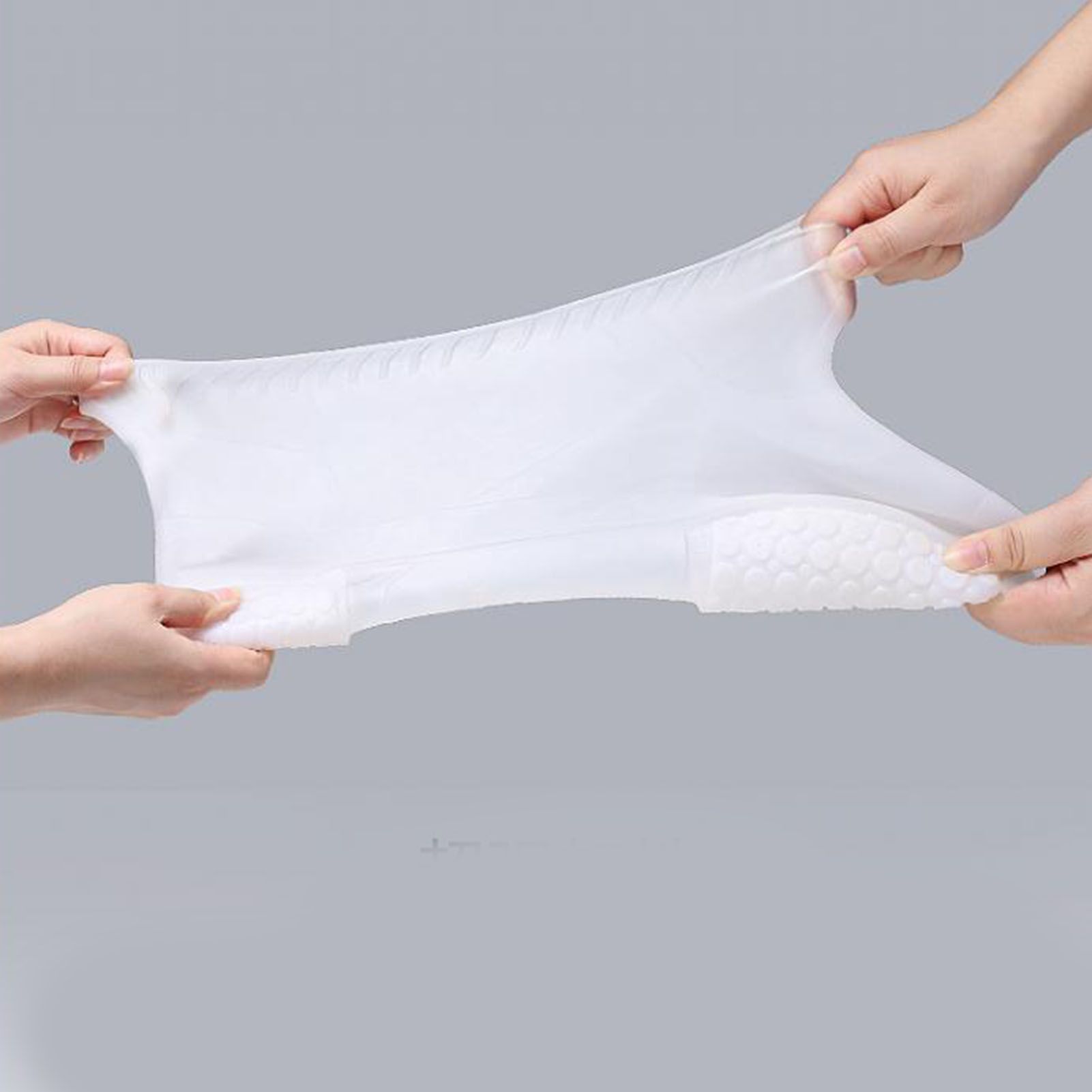Rain Shoe Covers Waterproof Dustproof Reusable Overshoes Thickened Silicone view 9