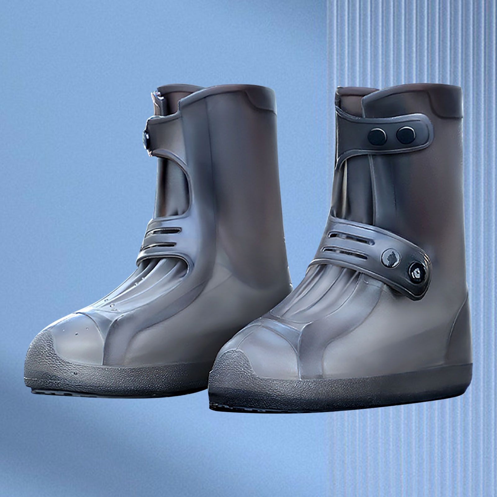 Waterproof Rain Boots Cover Silicone Comfortable Prevent Slip Thickened view 5