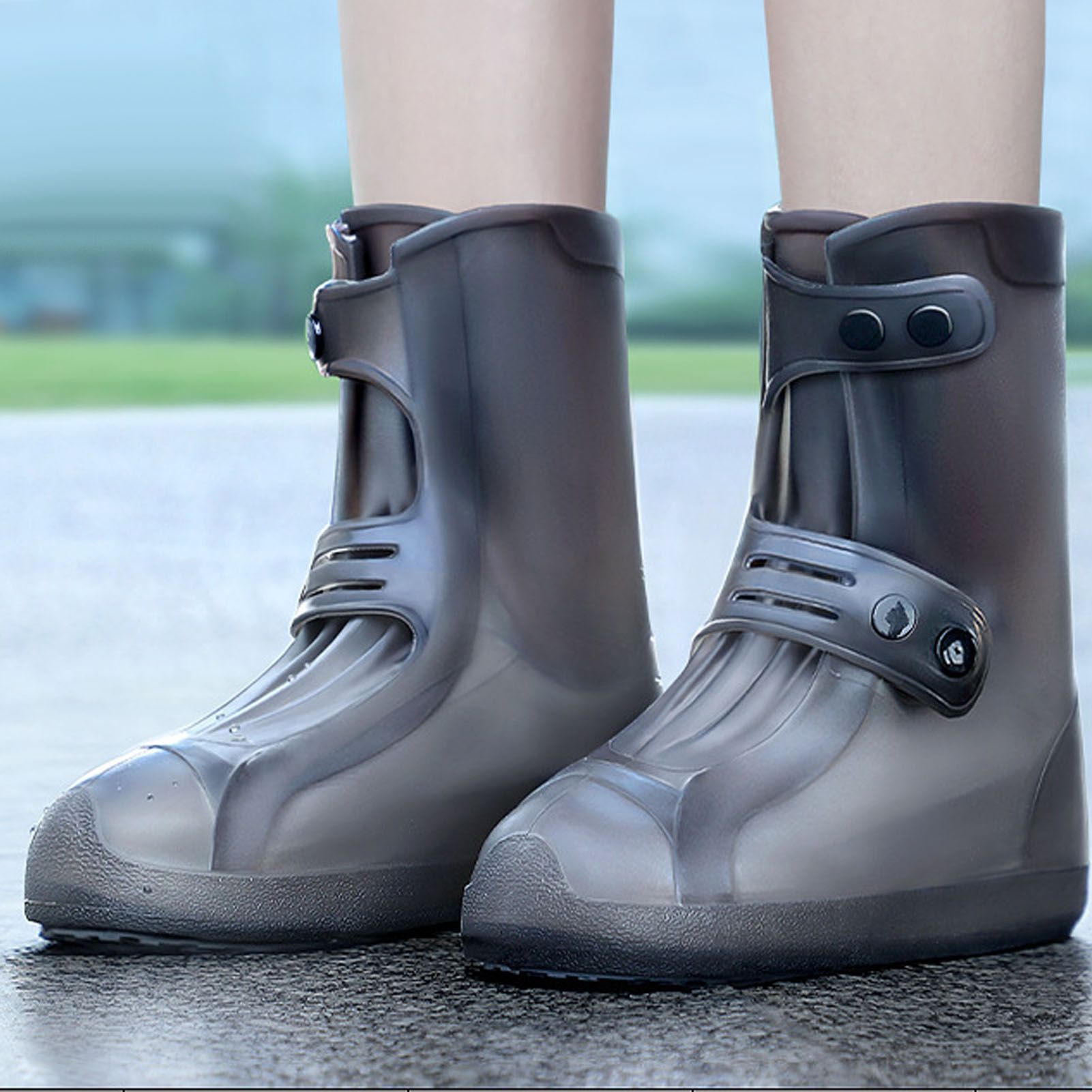 Waterproof Rain Boots Cover Silicone Comfortable Prevent Slip Thickened view 10