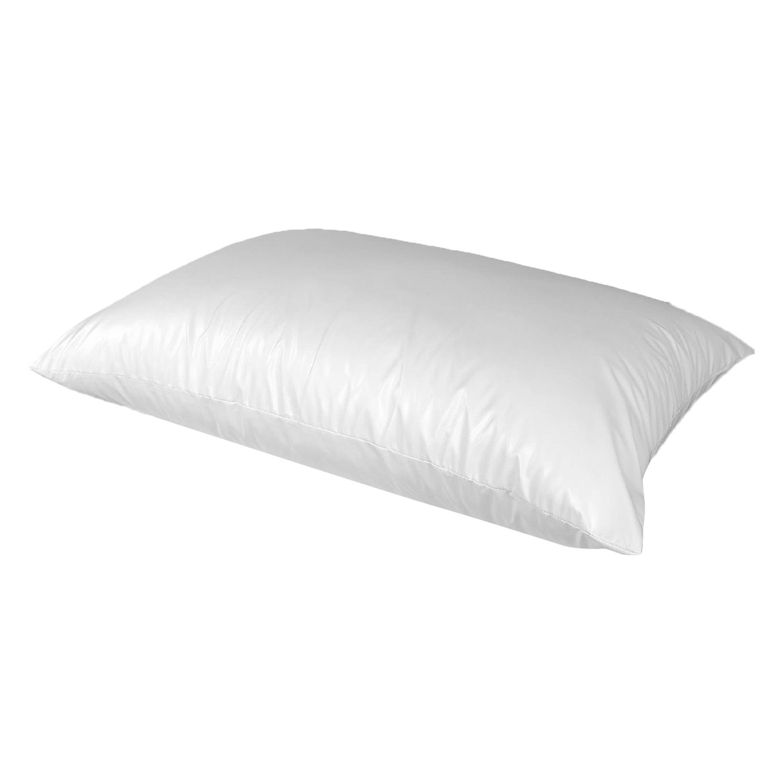 Waterproof Pillow Protector Polyester Fiber White Comfortable 16.9x28.7in