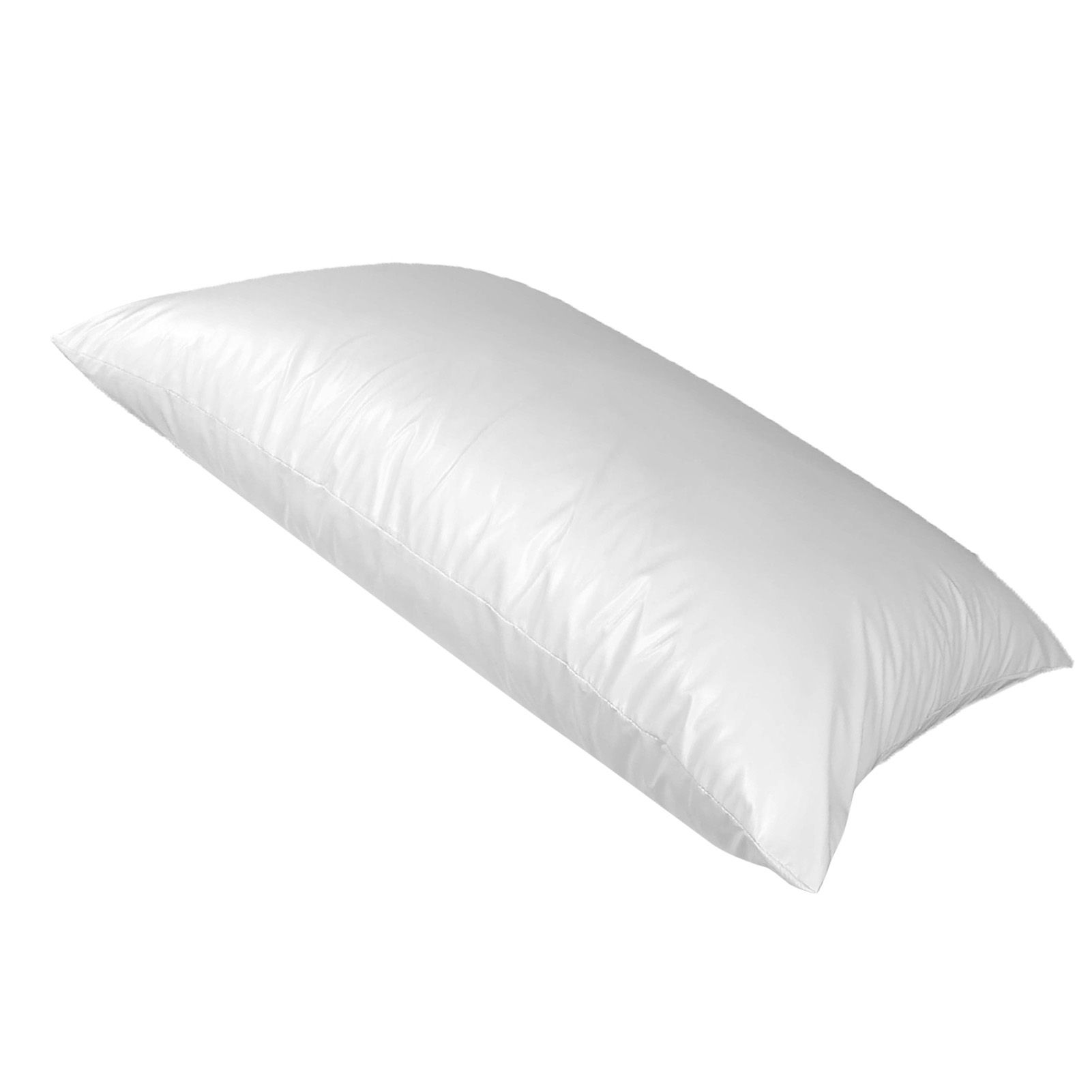 Waterproof Pillow Protector Polyester Fiber White Comfortable 16.9x28.7in view 2