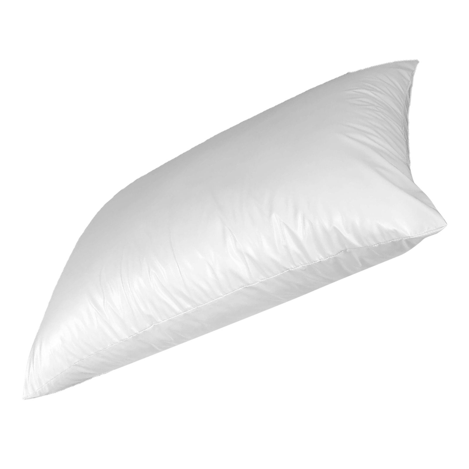 Waterproof Pillow Protector Polyester Fiber White Comfortable 16.9x28.7in view 3