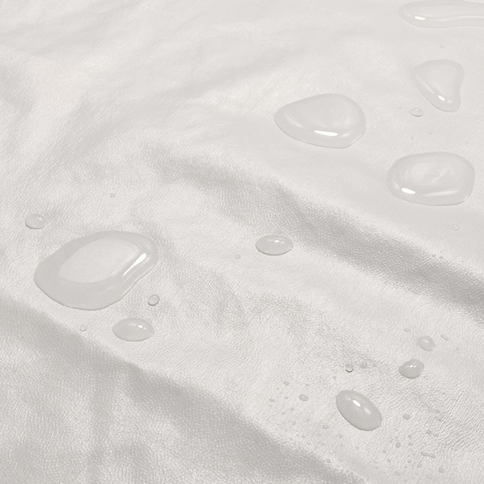 Waterproof Pillow Protector Polyester Fiber White Comfortable 16.9x28.7in view 9
