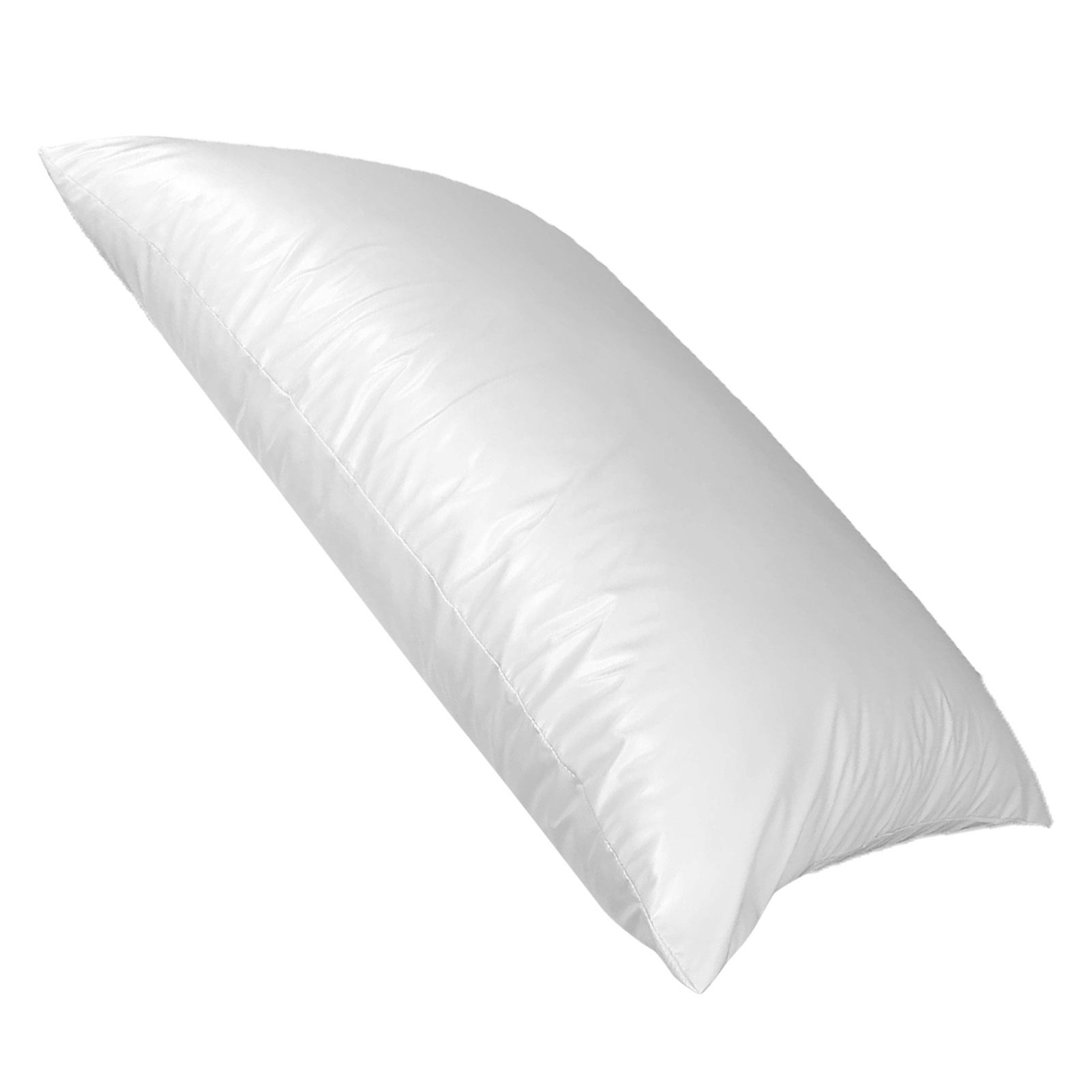 Waterproof Pillow Protector Polyester Fiber White Comfortable 16.9x28.7in view 12