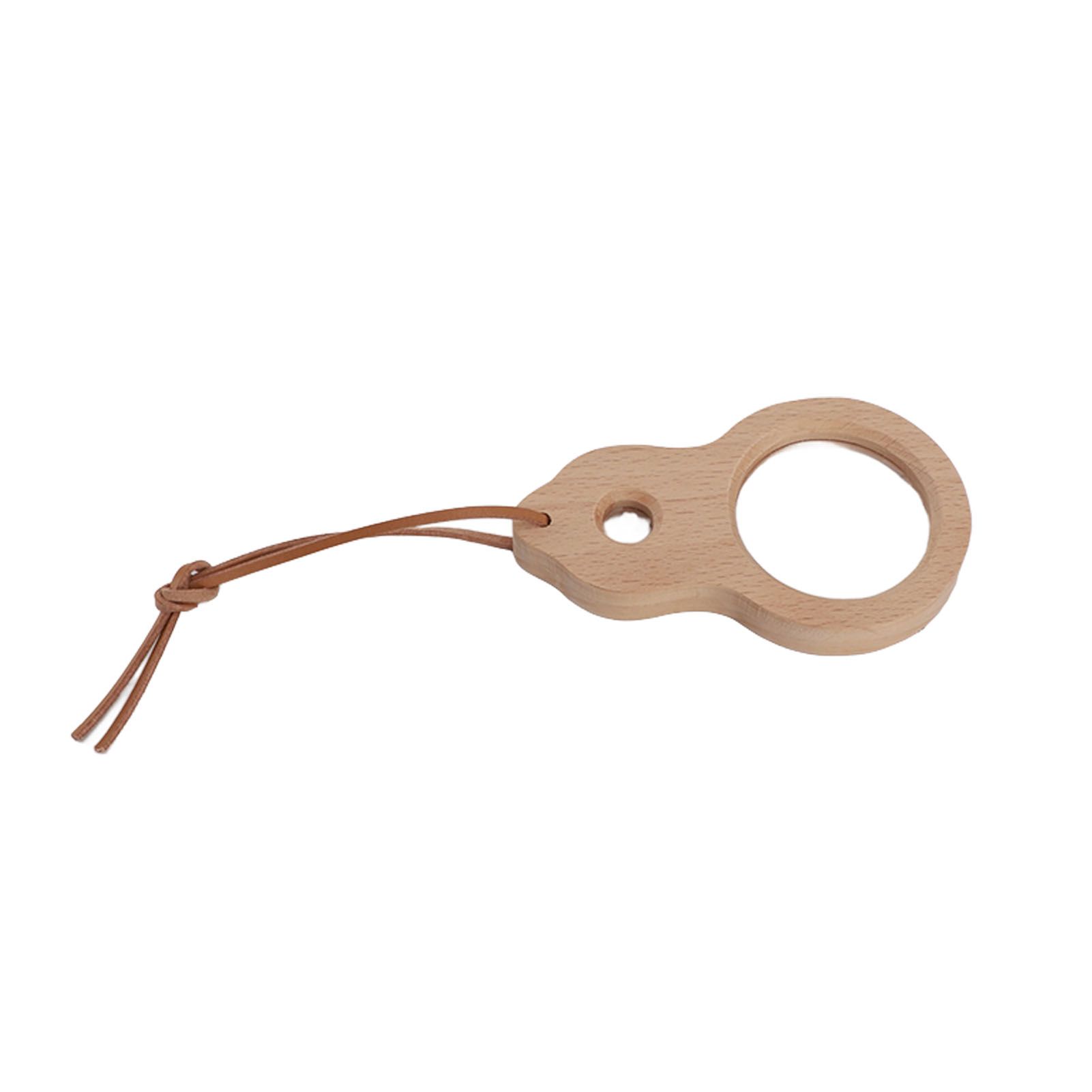 Wood Magnifying Glass Small Portable Smoothing Sturdy Multipurpose Wooden view 5