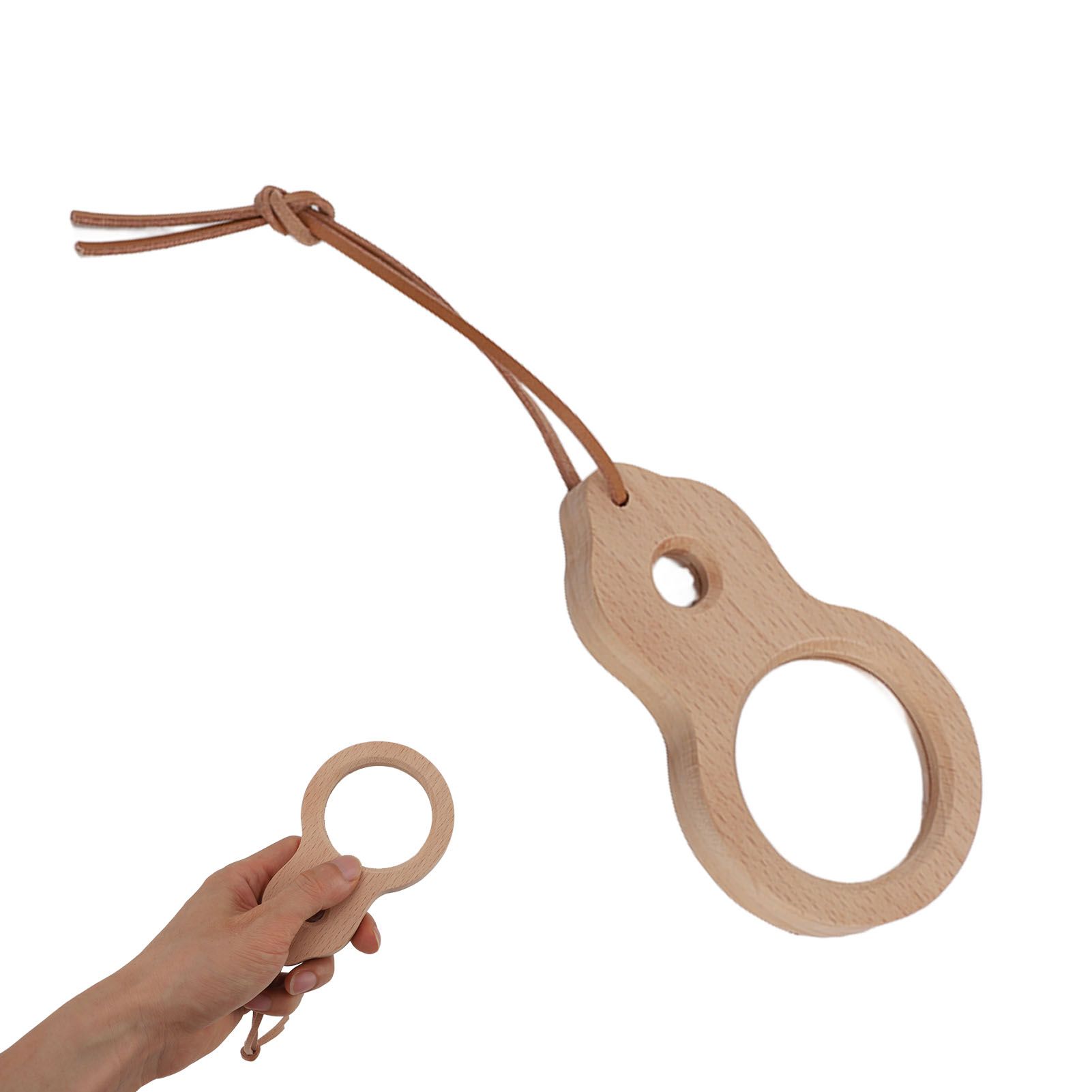 Wood Magnifying Glass Small Portable Smoothing Sturdy Multipurpose Wooden view 10