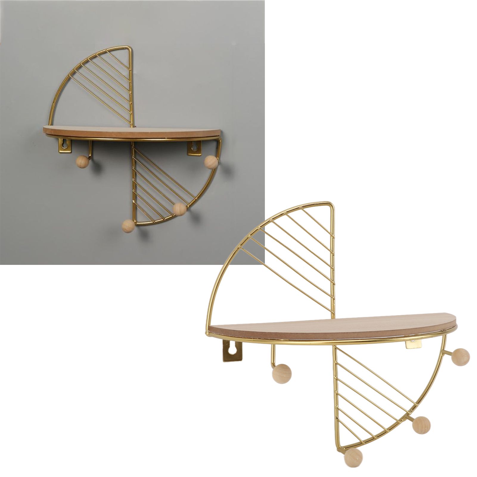 Wall Hanging Rack Iron Art Versatile Practical Wall Decoration Storage Rack view 11