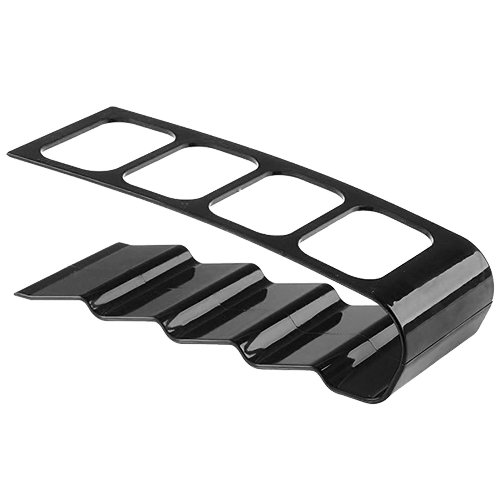 Remote Control Holder with 4 Compartments Plastic Easily Accessible TV Remote view 2