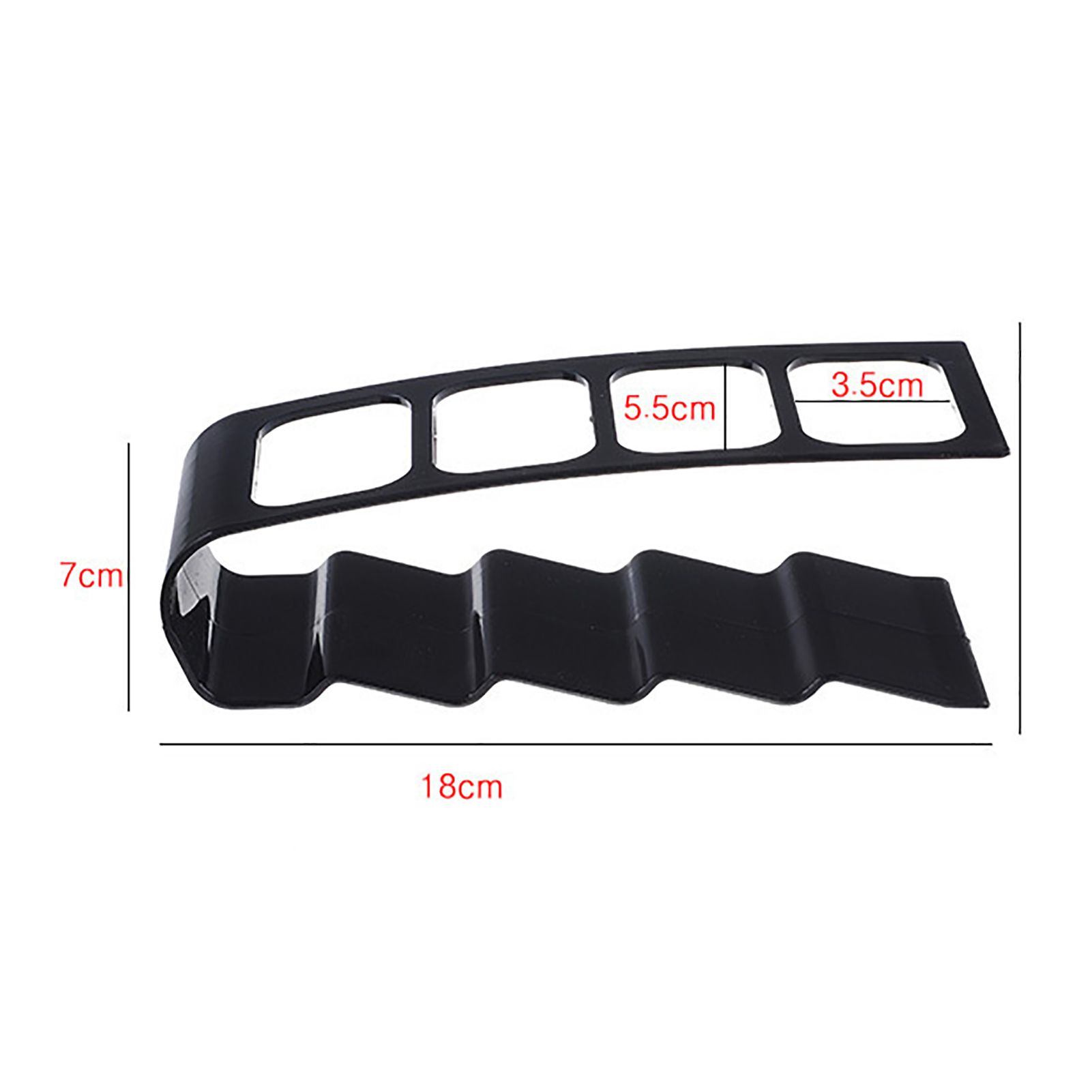 Remote Control Holder with 4 Compartments Plastic Easily Accessible TV Remote view 10