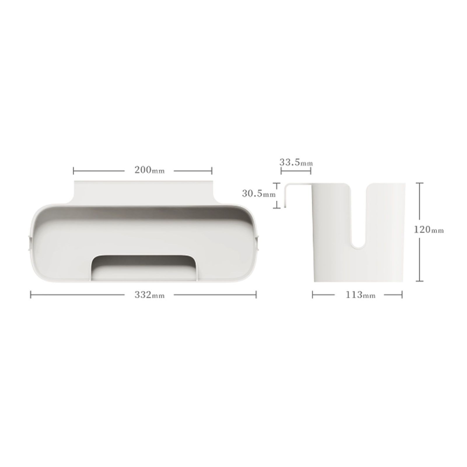 Hanging Storage Container Multifunctional Space Saving Wall Mounted Storage view 10