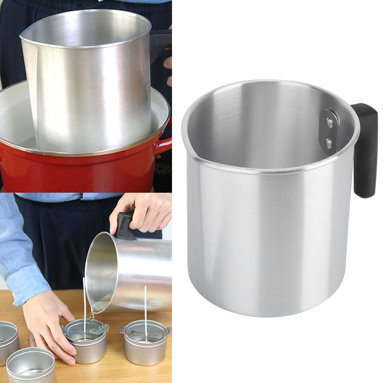 1.2L Candle Wax Melting Pot Melting Wax Cup Candle Making Pitcher Pouring Pot view 11