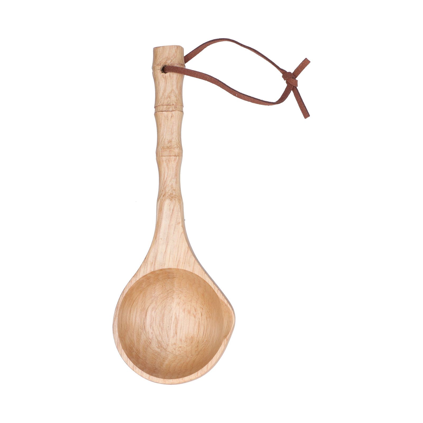 Wooden Spoon Long Handle Durable Soup Porridge Scoop Tableware Kitchen Cooking
